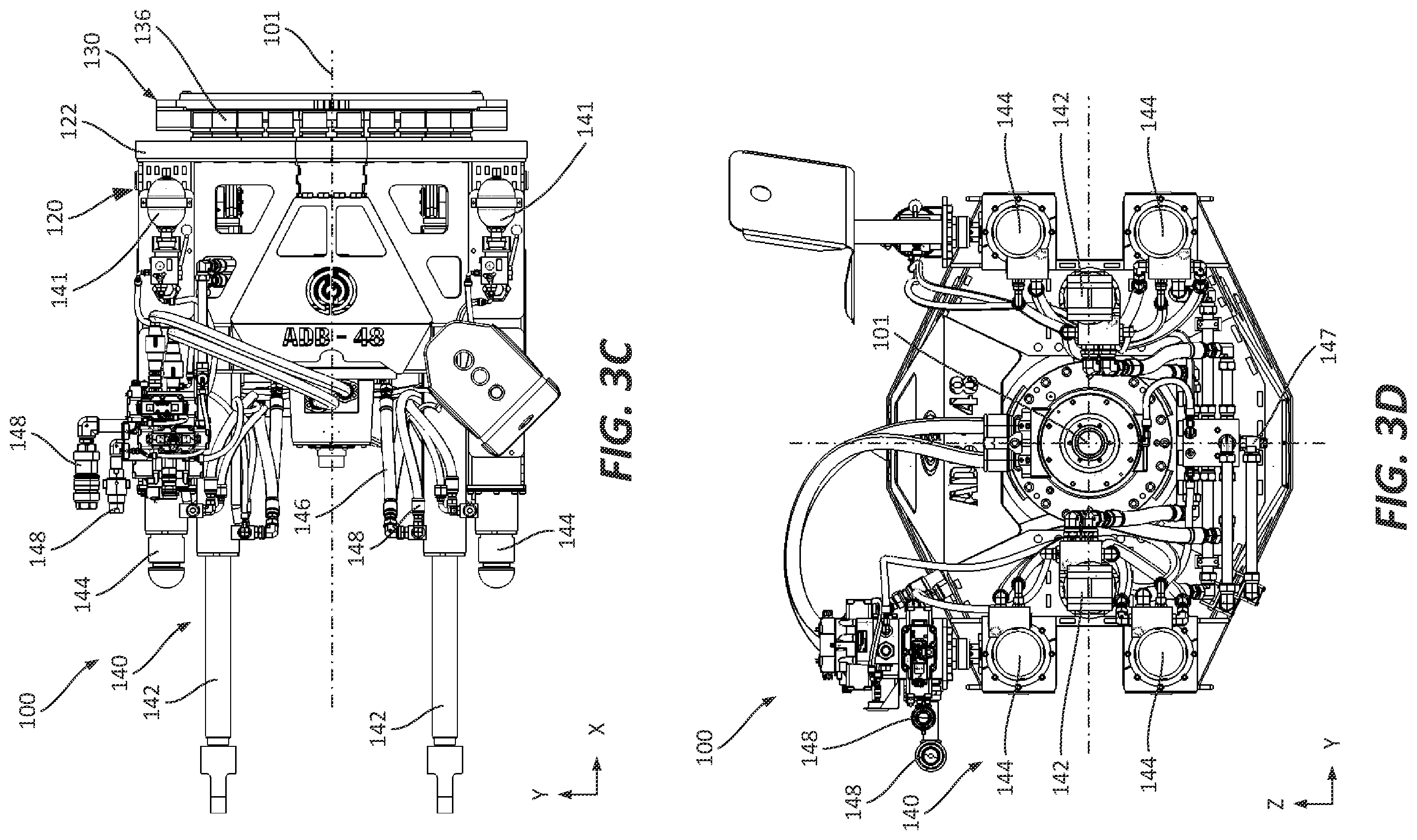 Patent US12359512 Figure 10 – Multi-tool boring systems and methods of operating such systems