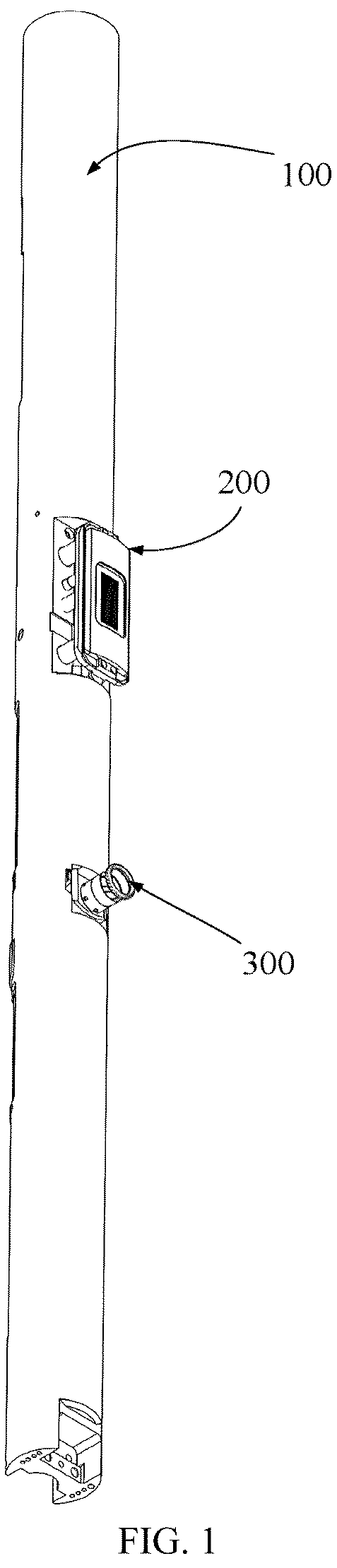 Patent US12359519 — Coring and sampling integrated sub and downhole instrument — Figure 1