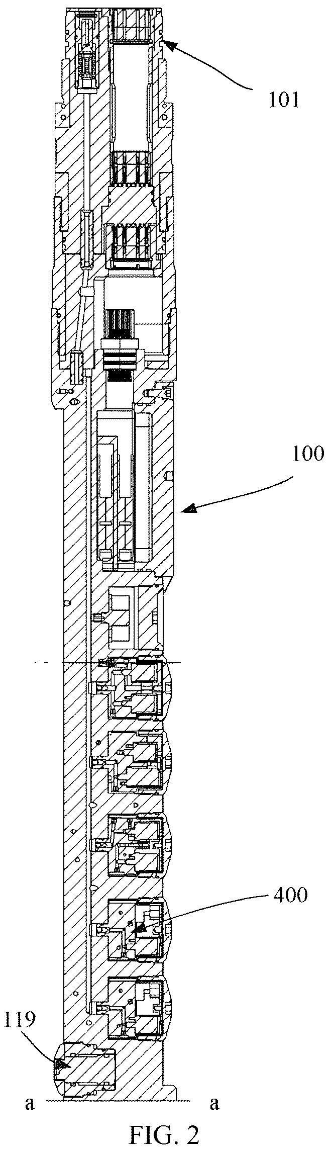Patent US12359519 Figure 2 – Coring and sampling integrated sub and downhole instrument