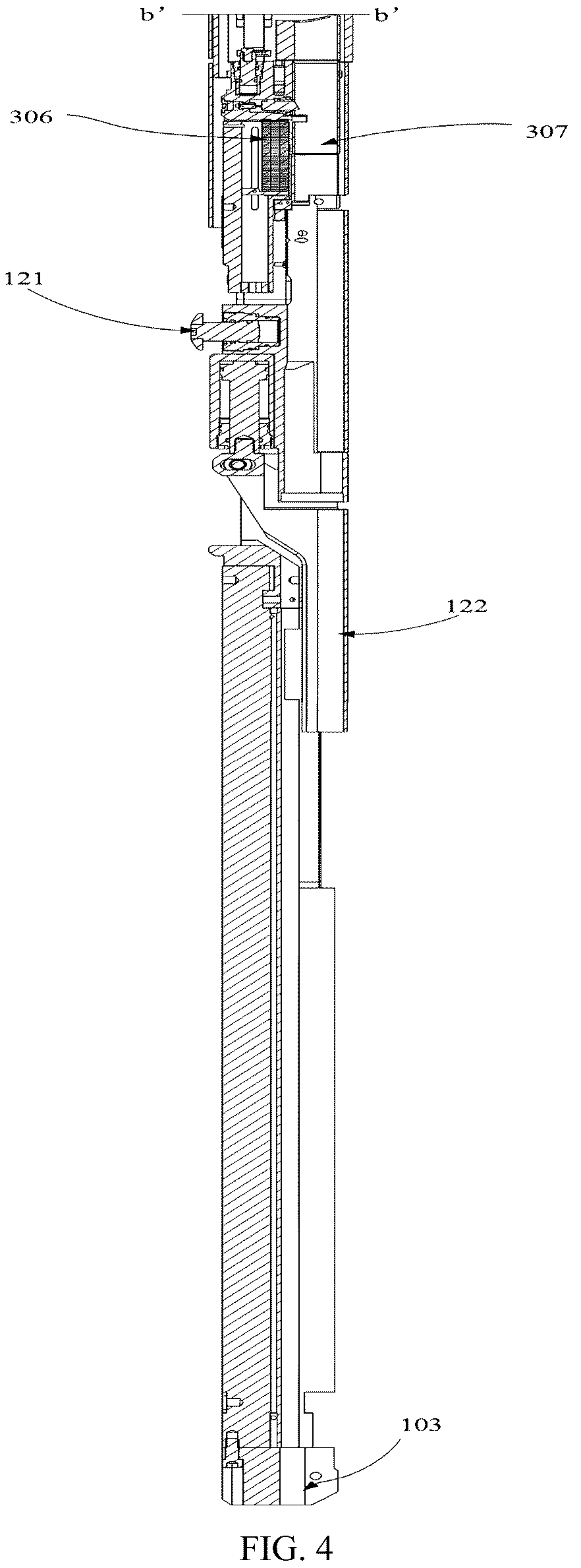Patent US12359519 Figure 4 – Coring and sampling integrated sub and downhole instrument