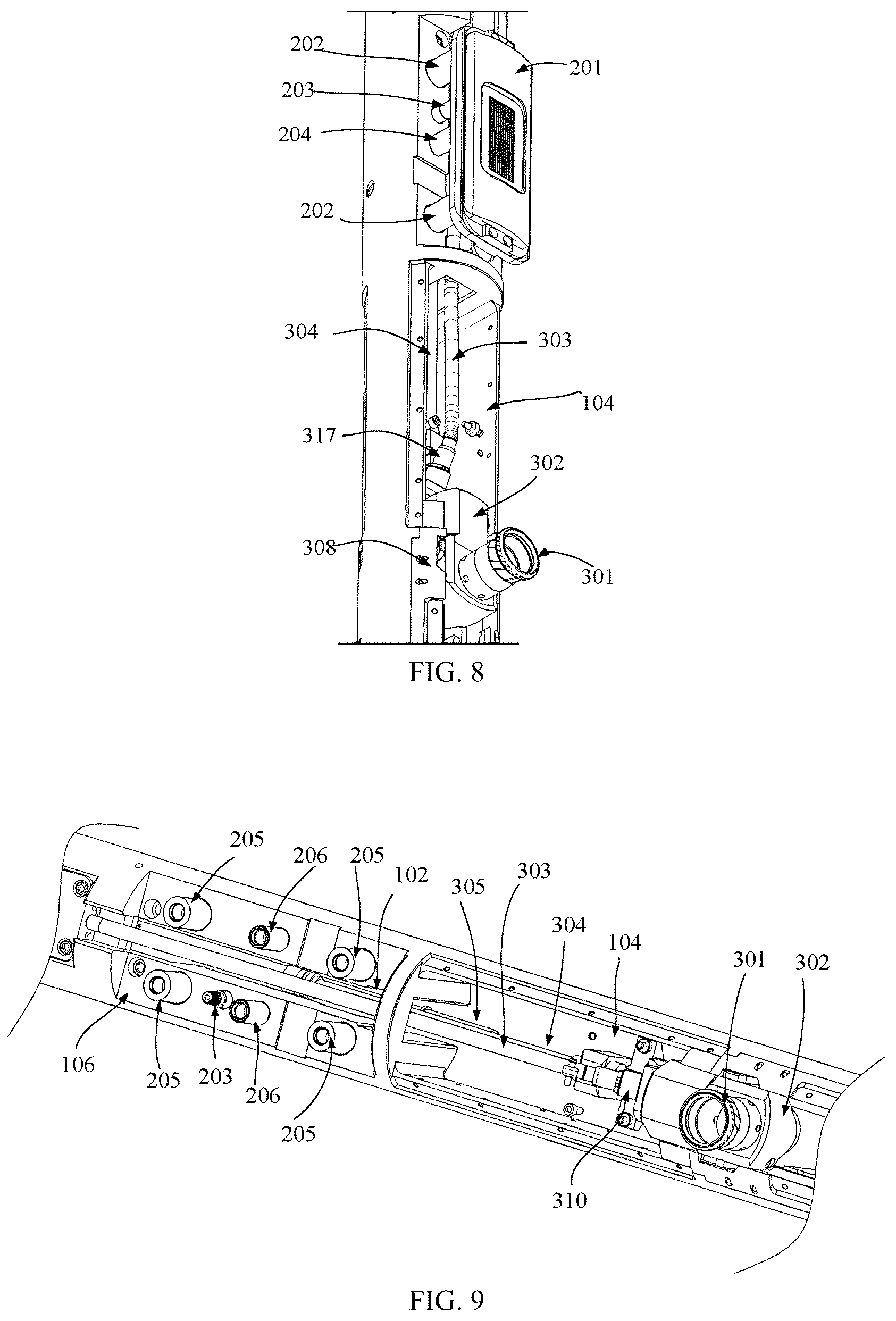 Patent US12359519 Figure 8 – Coring and sampling integrated sub and downhole instrument