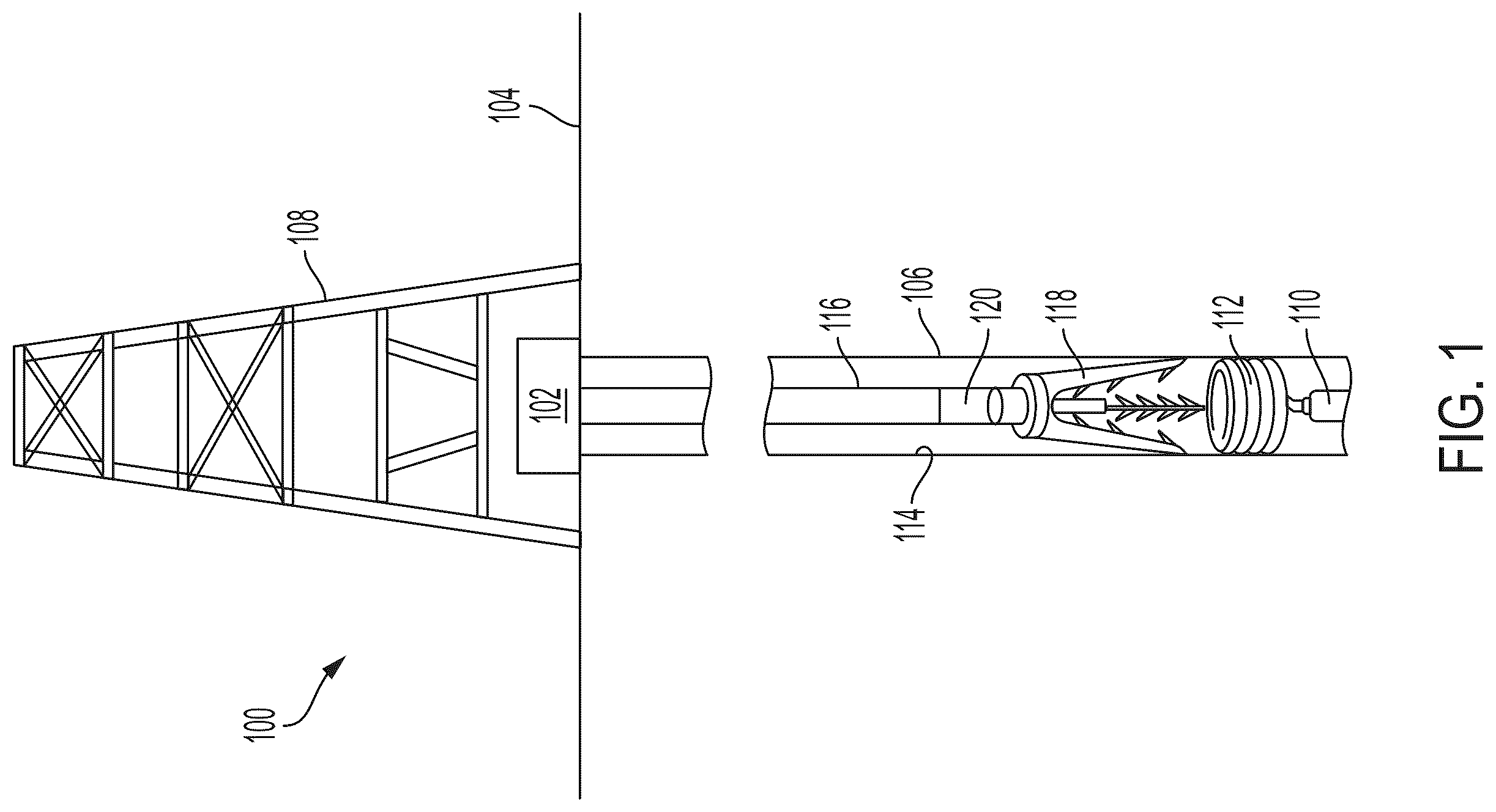 Patent US12359520 Figure 1 – Active grasping wireline fishing tool