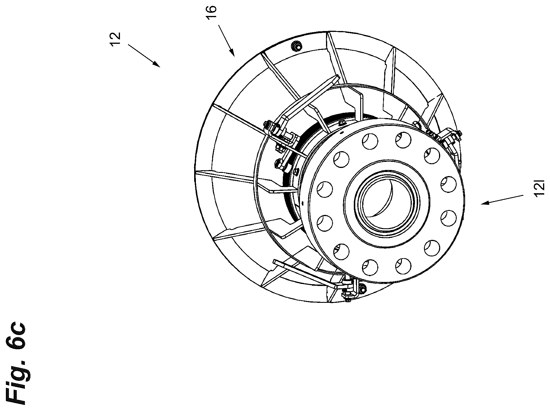 Patent US12359521 Figure 7 – Remote actuated rotary wellhead connection