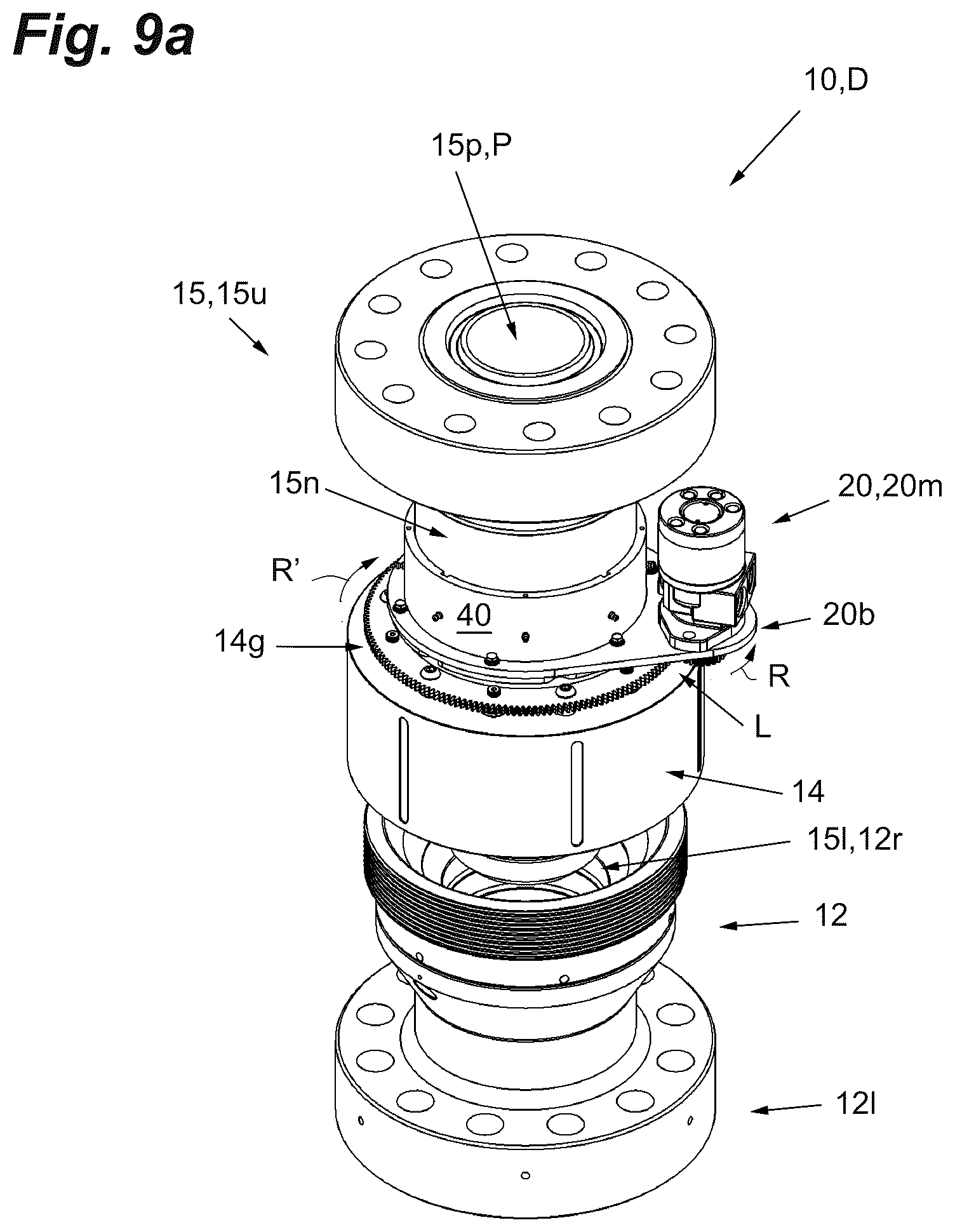 Patent US12359521 Figure 13 – Remote actuated rotary wellhead connection