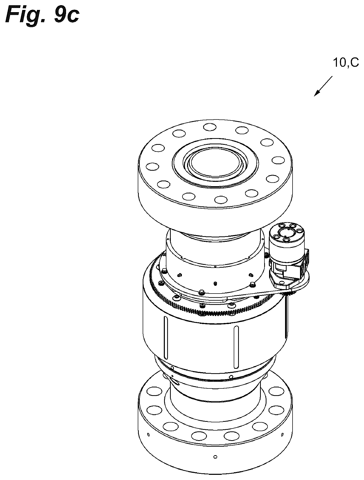 Patent US12359521 Figure 15 – Remote actuated rotary wellhead connection