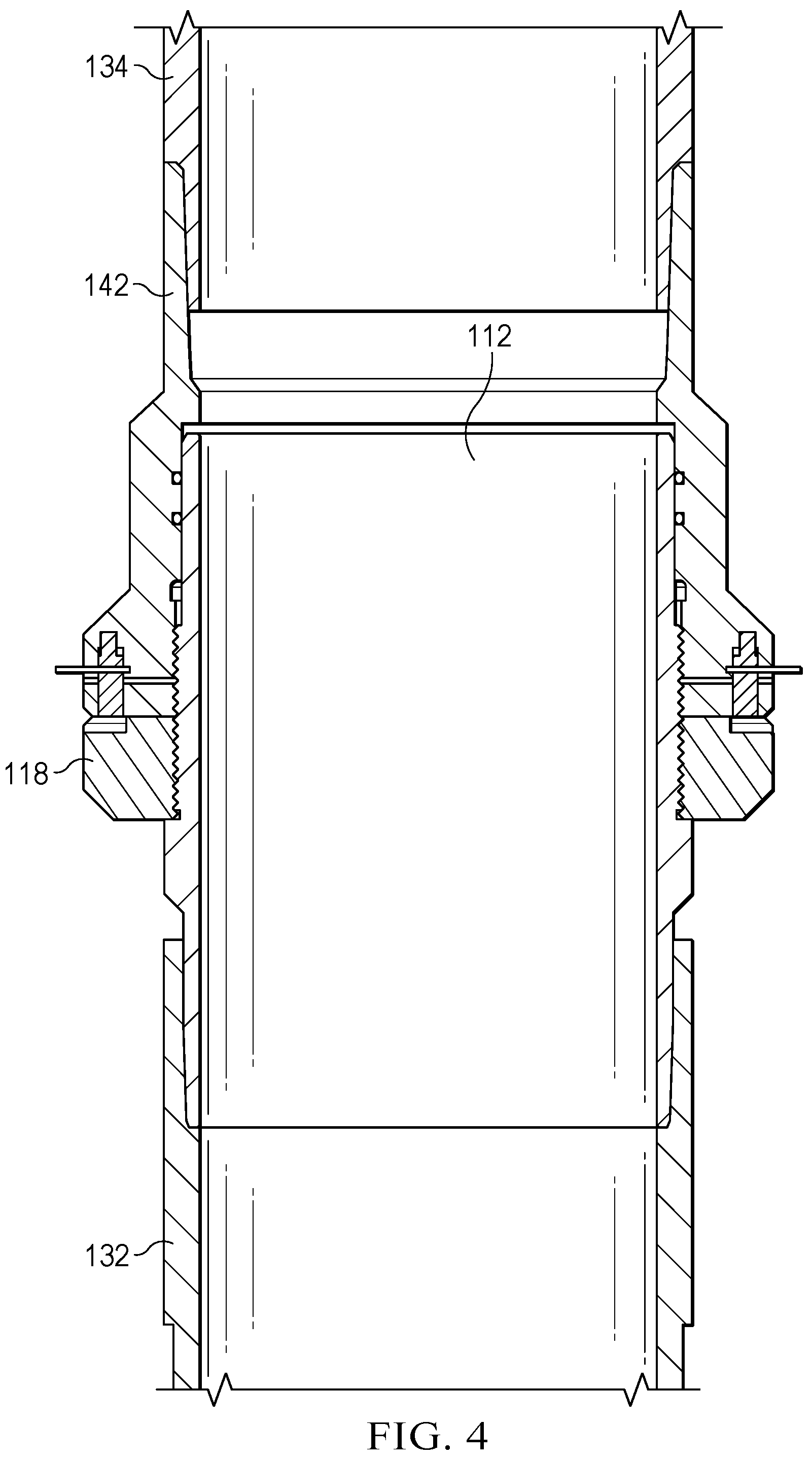 Patent US12359523 Figure 4 – Wellhead attachment system