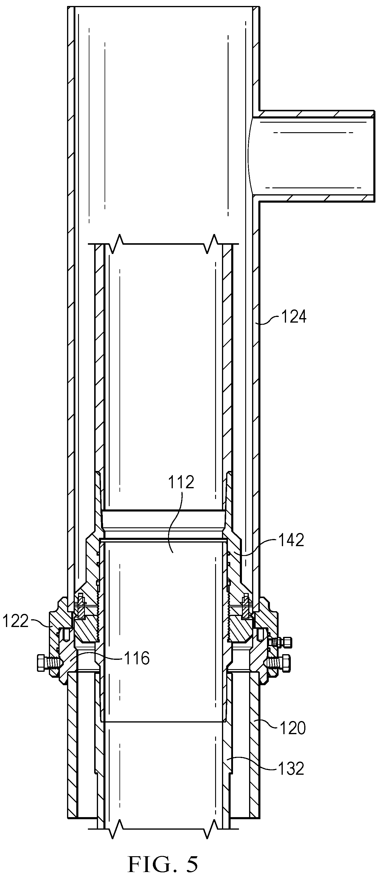 Patent US12359523 Figure 5 – Wellhead attachment system