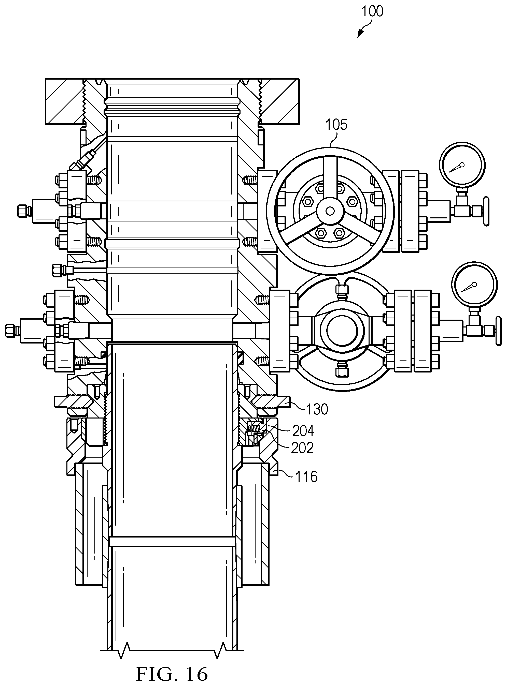 Patent US12359523 Figure 17 – Wellhead attachment system