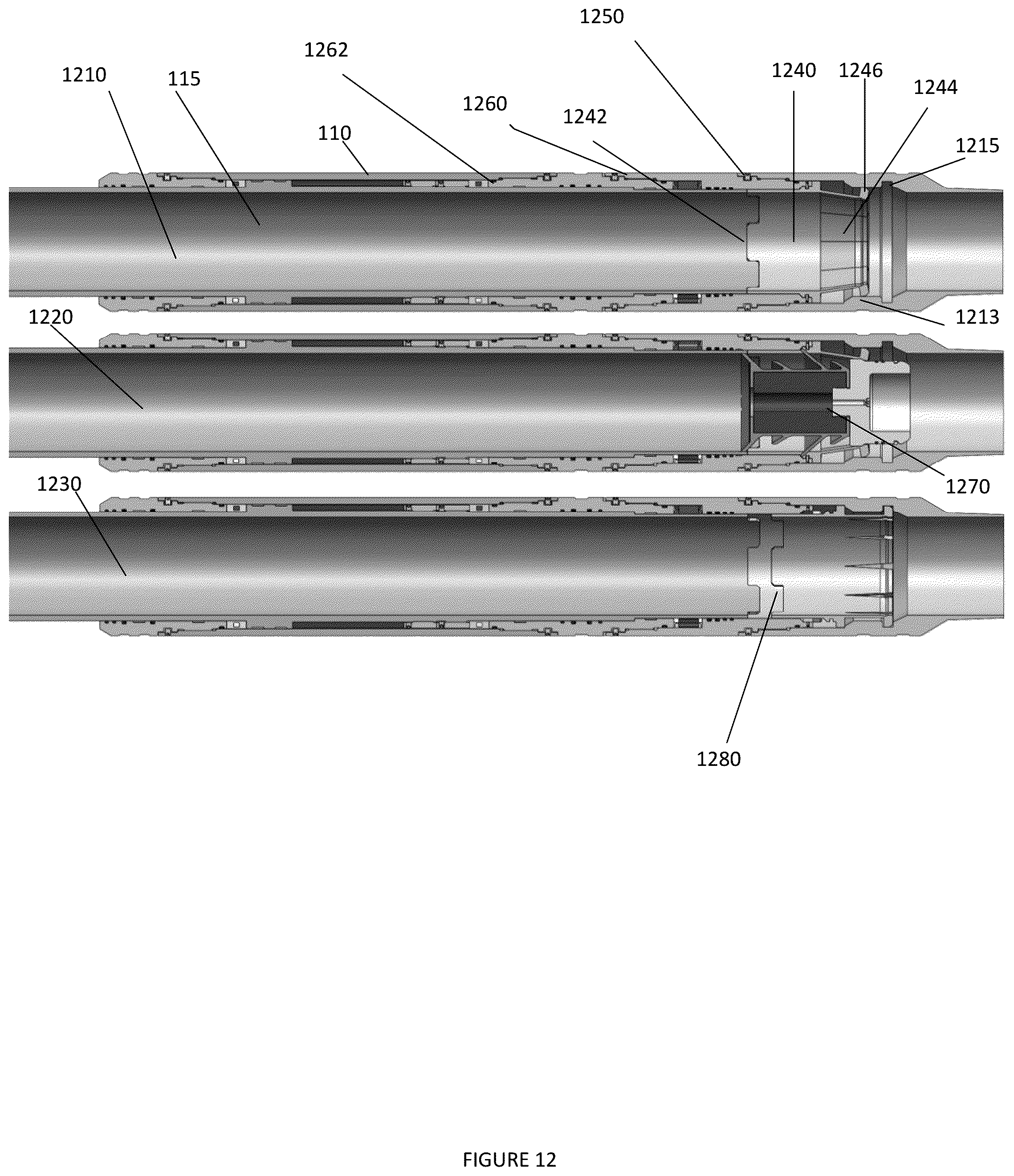 Patent US12359529 Figure 11 – Methods and systems for rotating a casing to ensure efficient displacement of cement slurry