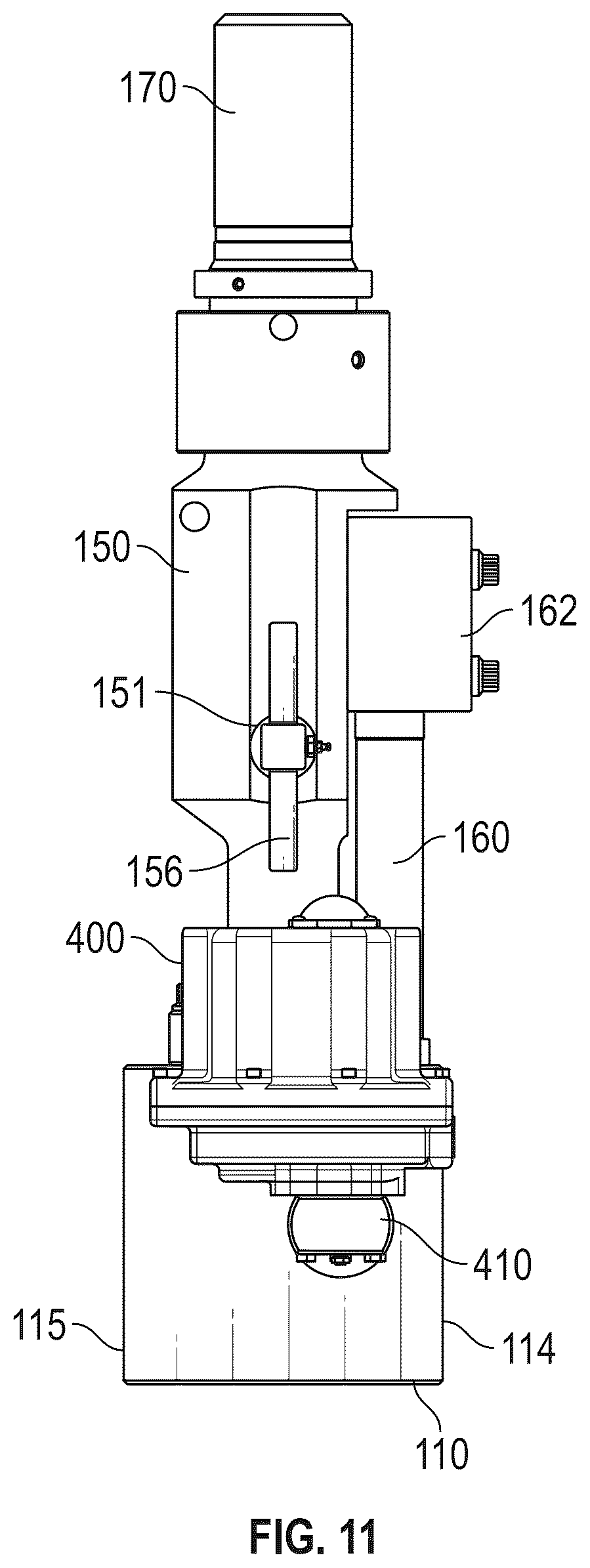 Patent US12359531 Figure 8 – Choke mechanism for a lubricator