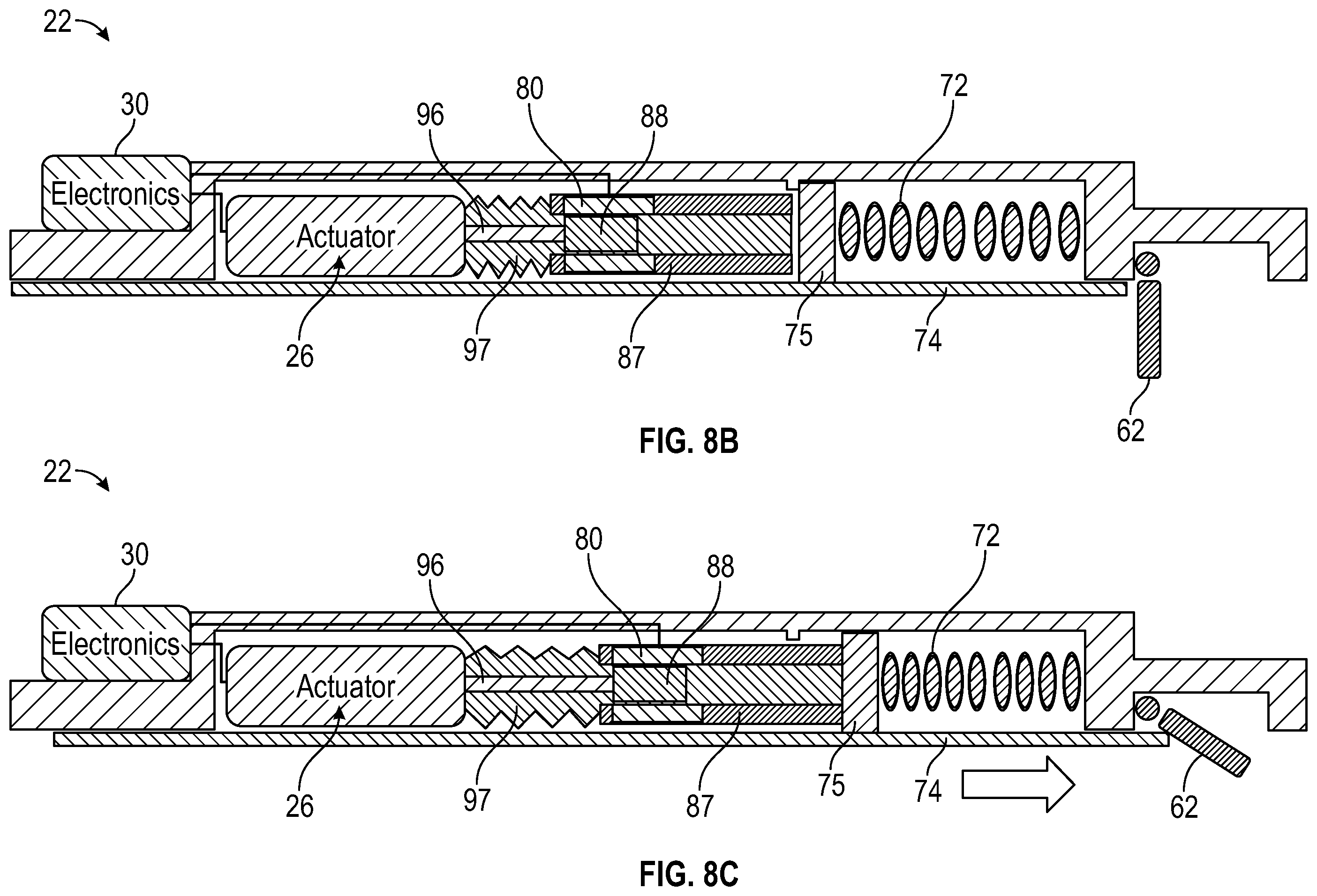 Patent US12359534 Figure 8 – Safety valve with electrical actuators