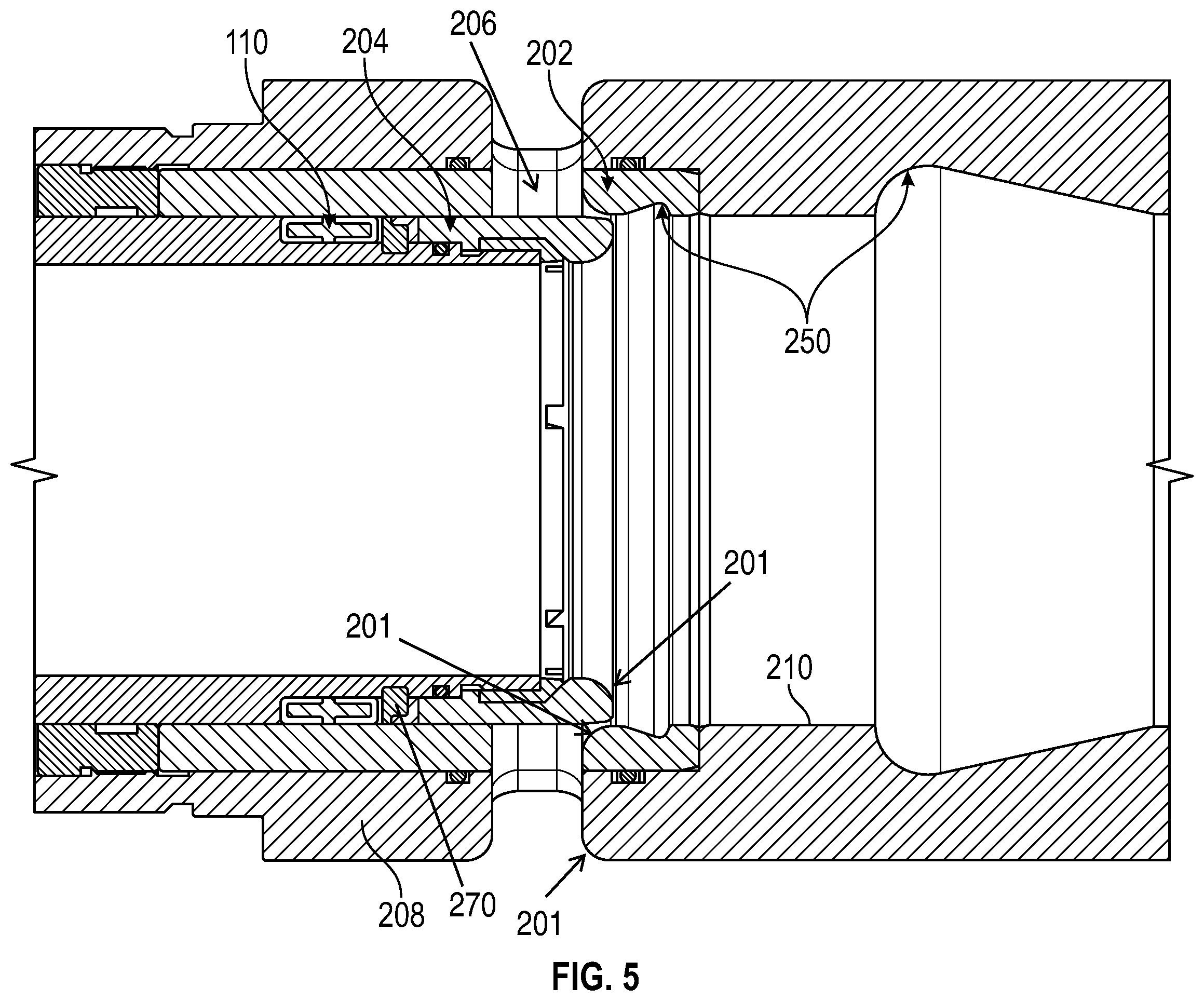 Patent US12359535 Figure 5 – Continuous choke for downhole valve