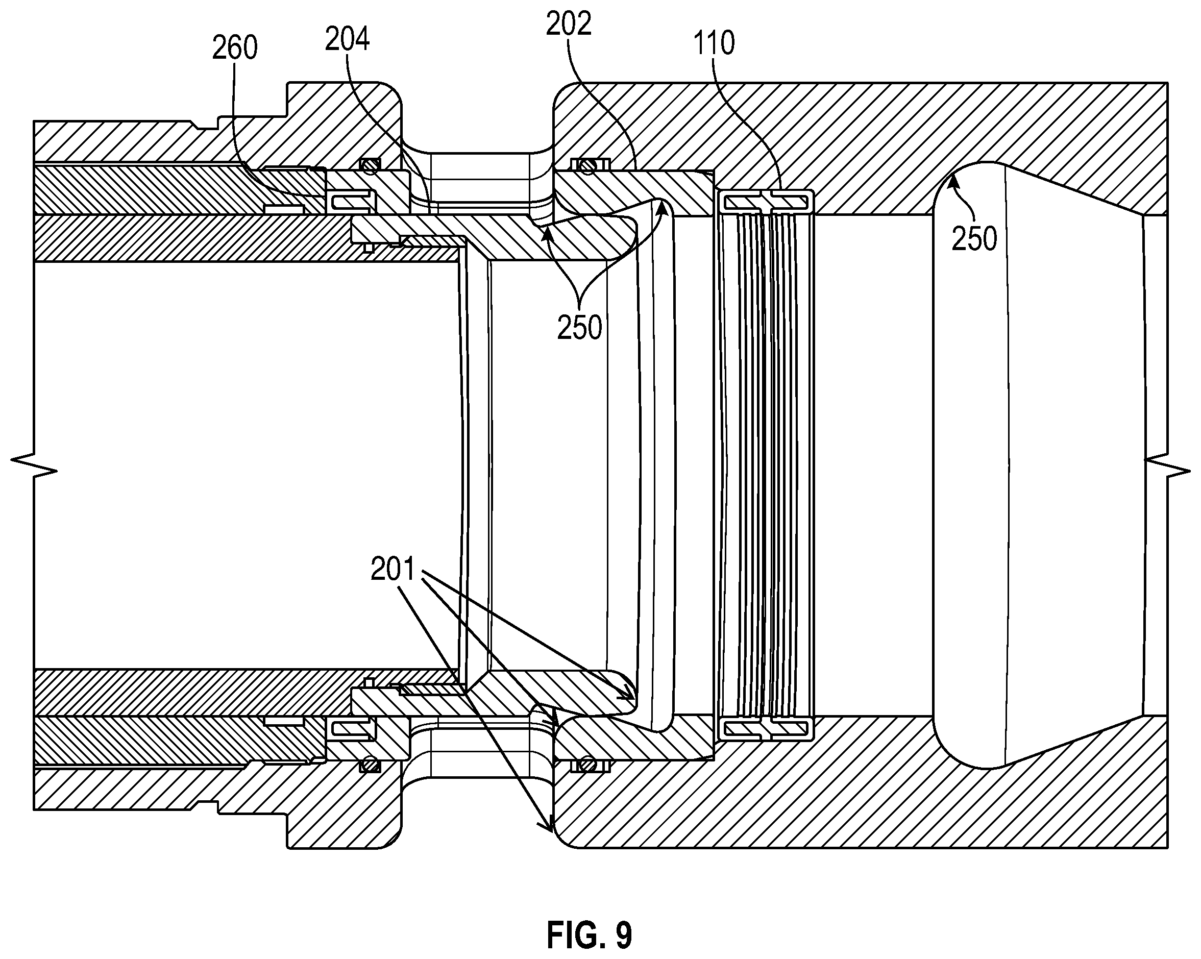 Patent US12359535 Figure 10 – Continuous choke for downhole valve