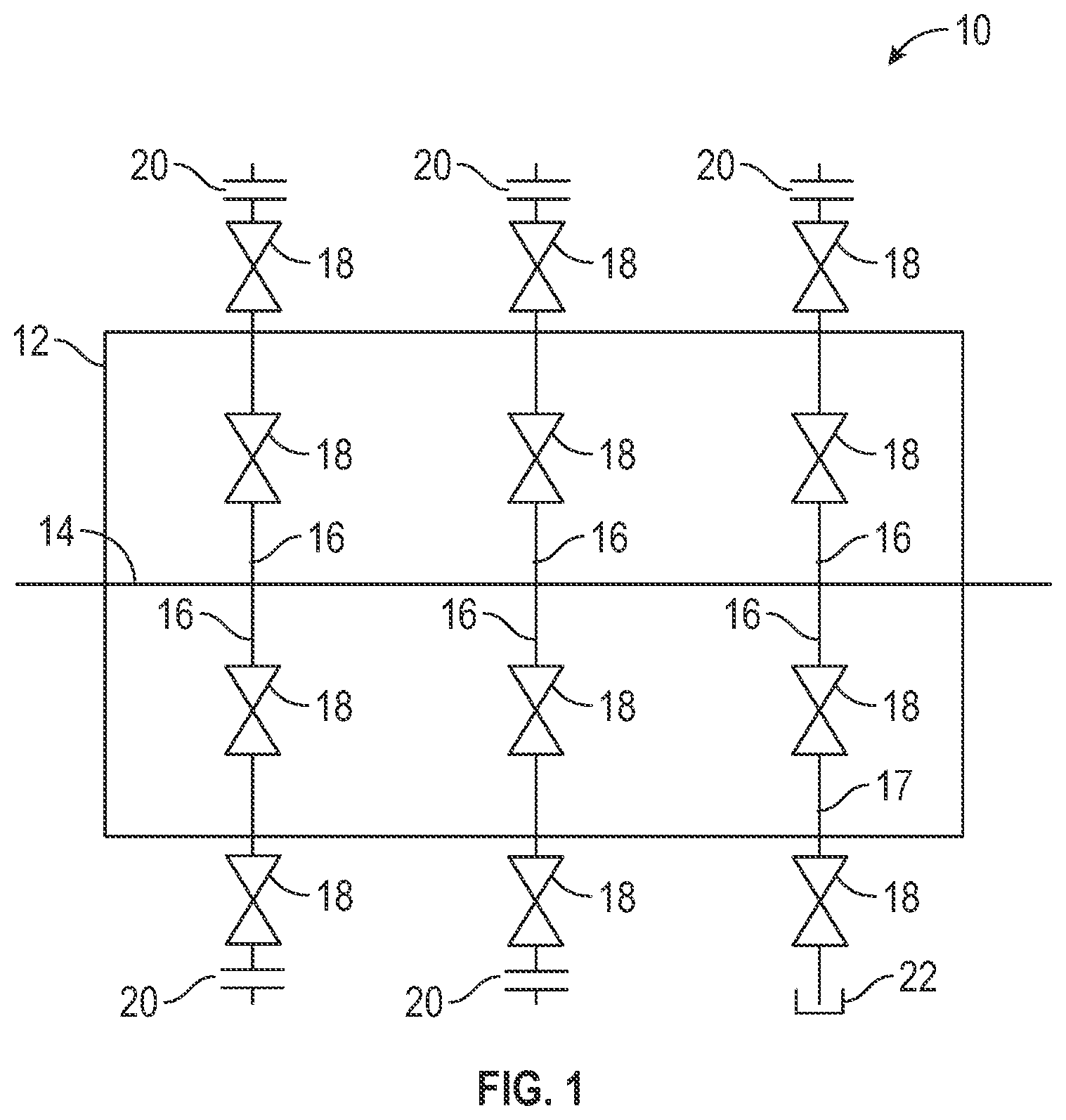 Patent US12359540 Figure 1 – Overpressure valve system for a subsea manifold