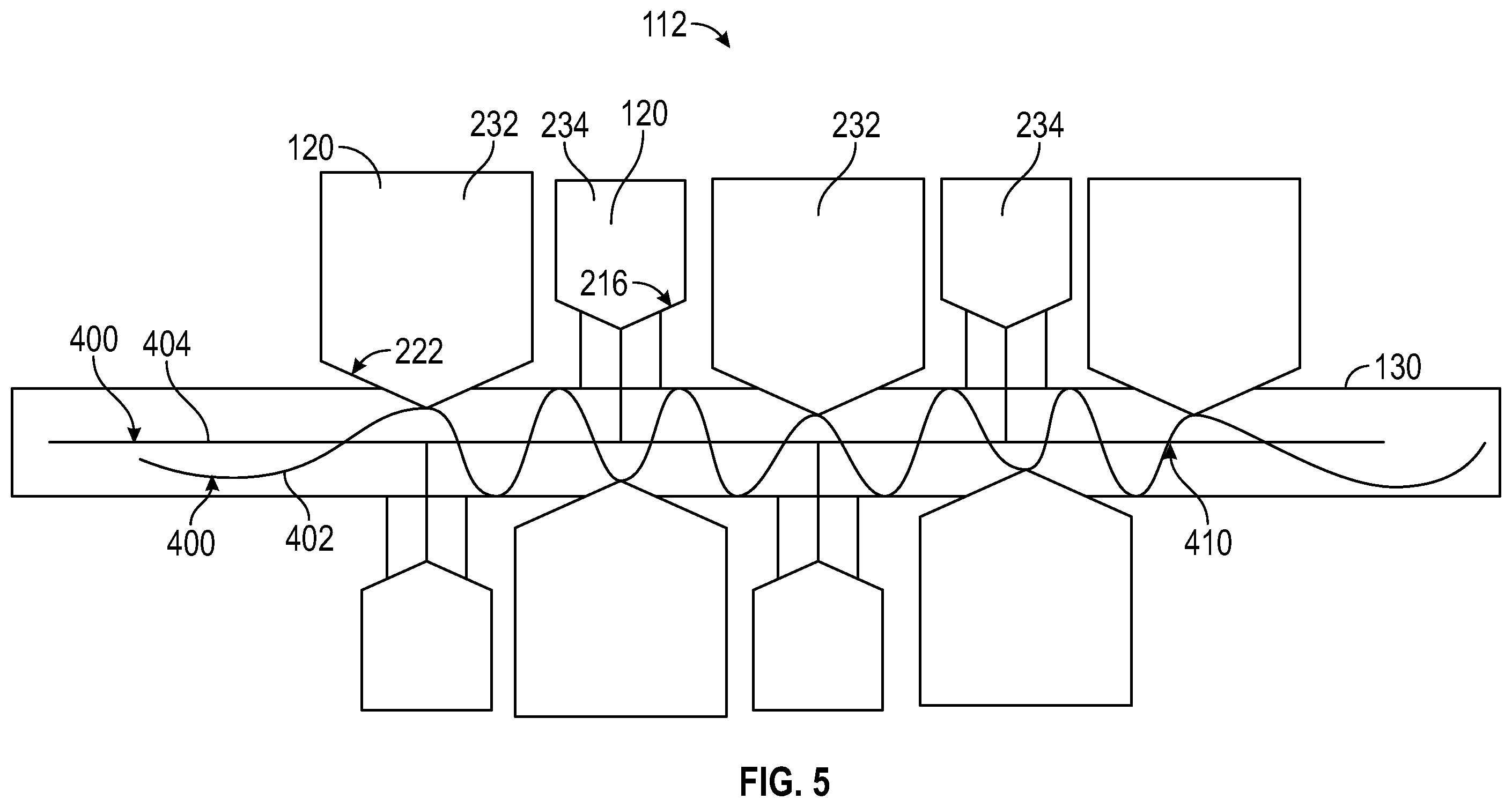 Patent US12359541 Figure 5 – Interstitial spacing of perforating system