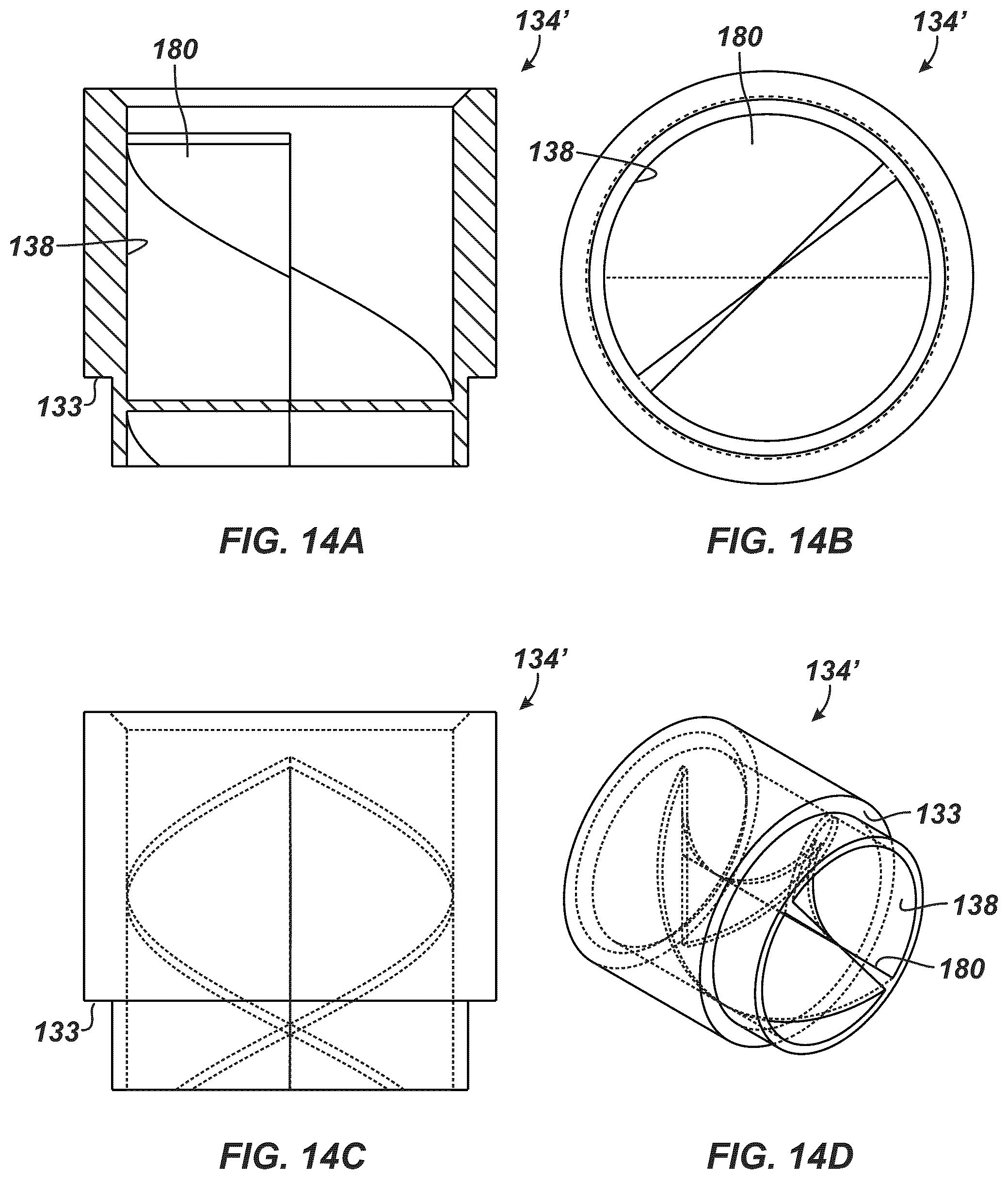 Patent US12359544 Figure 12 – Gas lift device having nozzle with spiraling vane
