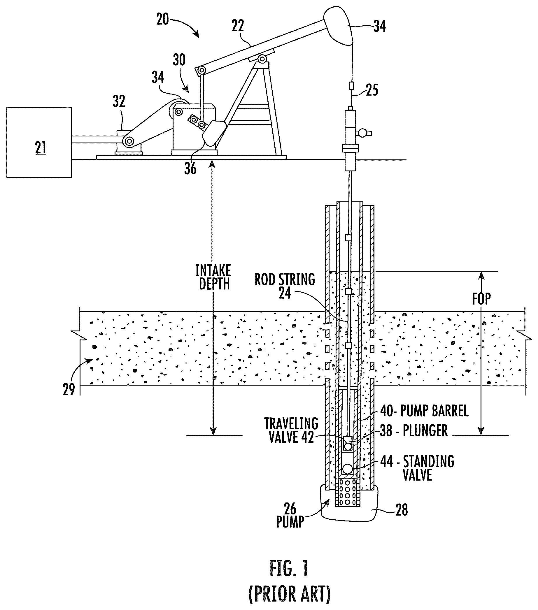 Patent US12359545 Figure 1 – Well pump control system and method