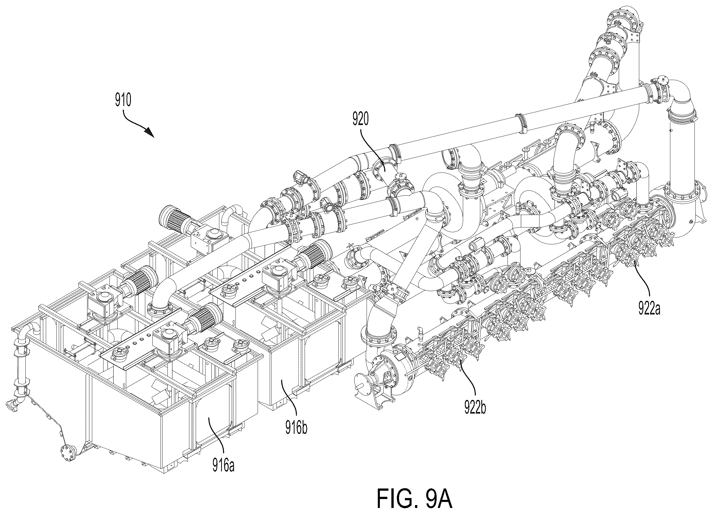 Patent US12359547 Figure 14 – Hydraulic fracturing blender system