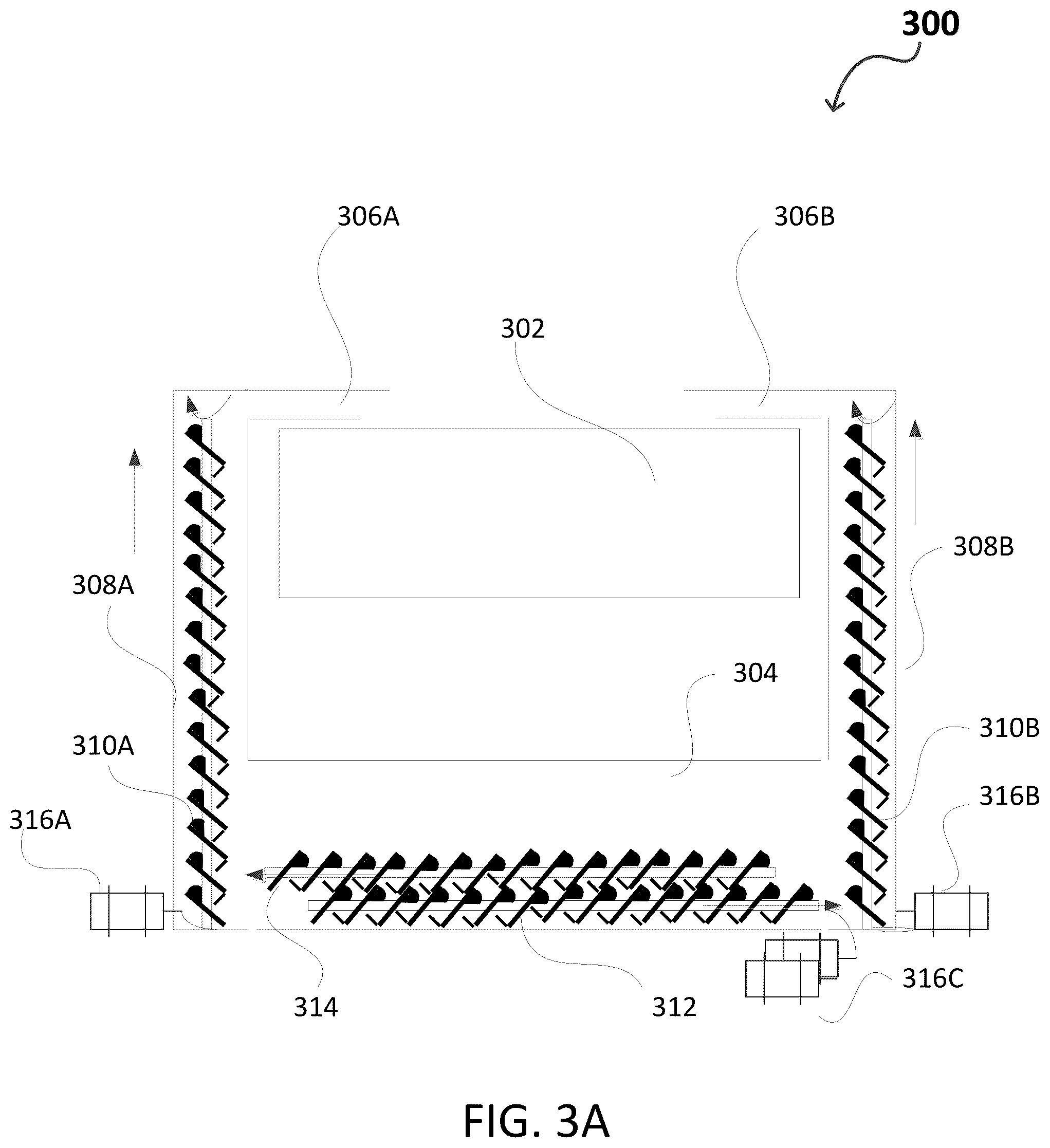 Patent US12359548 Figure 3 – Electric motor driven transportation mechanisms for fracturing blenders