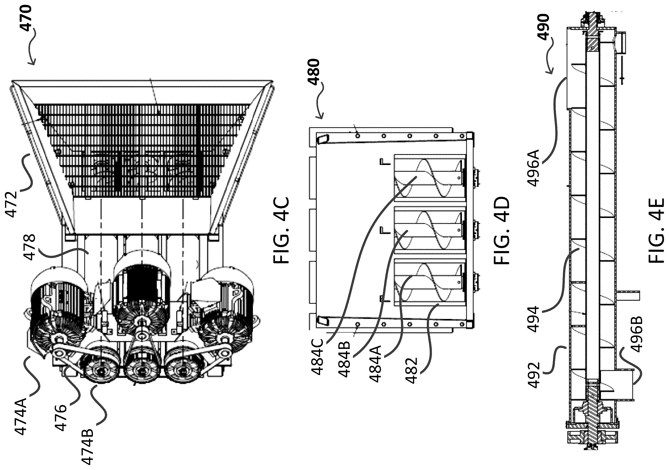 Patent US12359548 Figure 7 – Electric motor driven transportation mechanisms for fracturing blenders