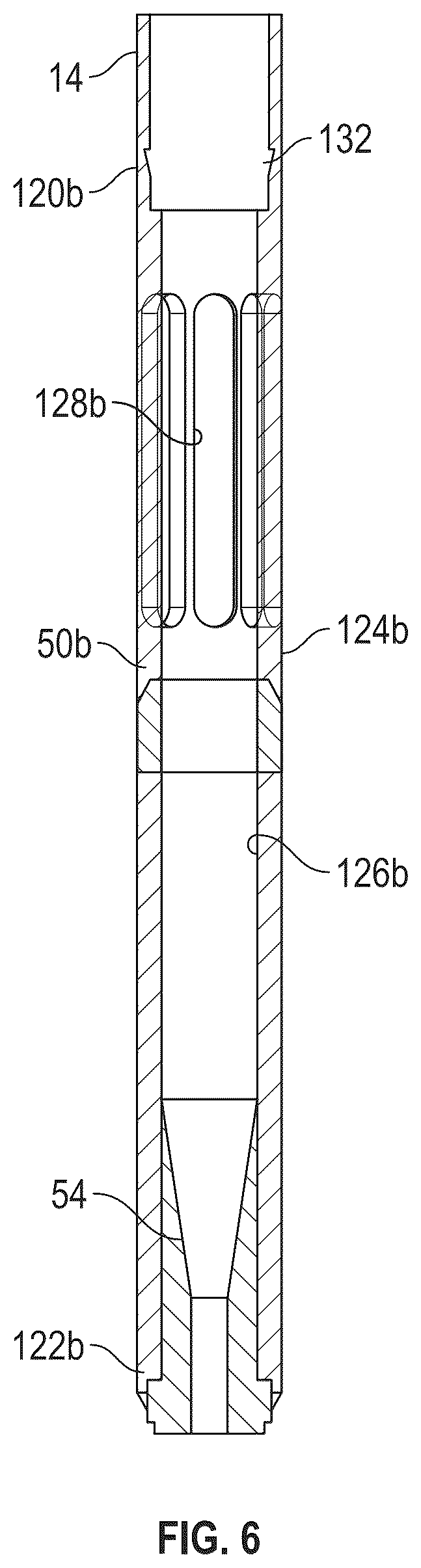 Patent US12359550 Figure 5 – Desander assembly for plunger lift system
