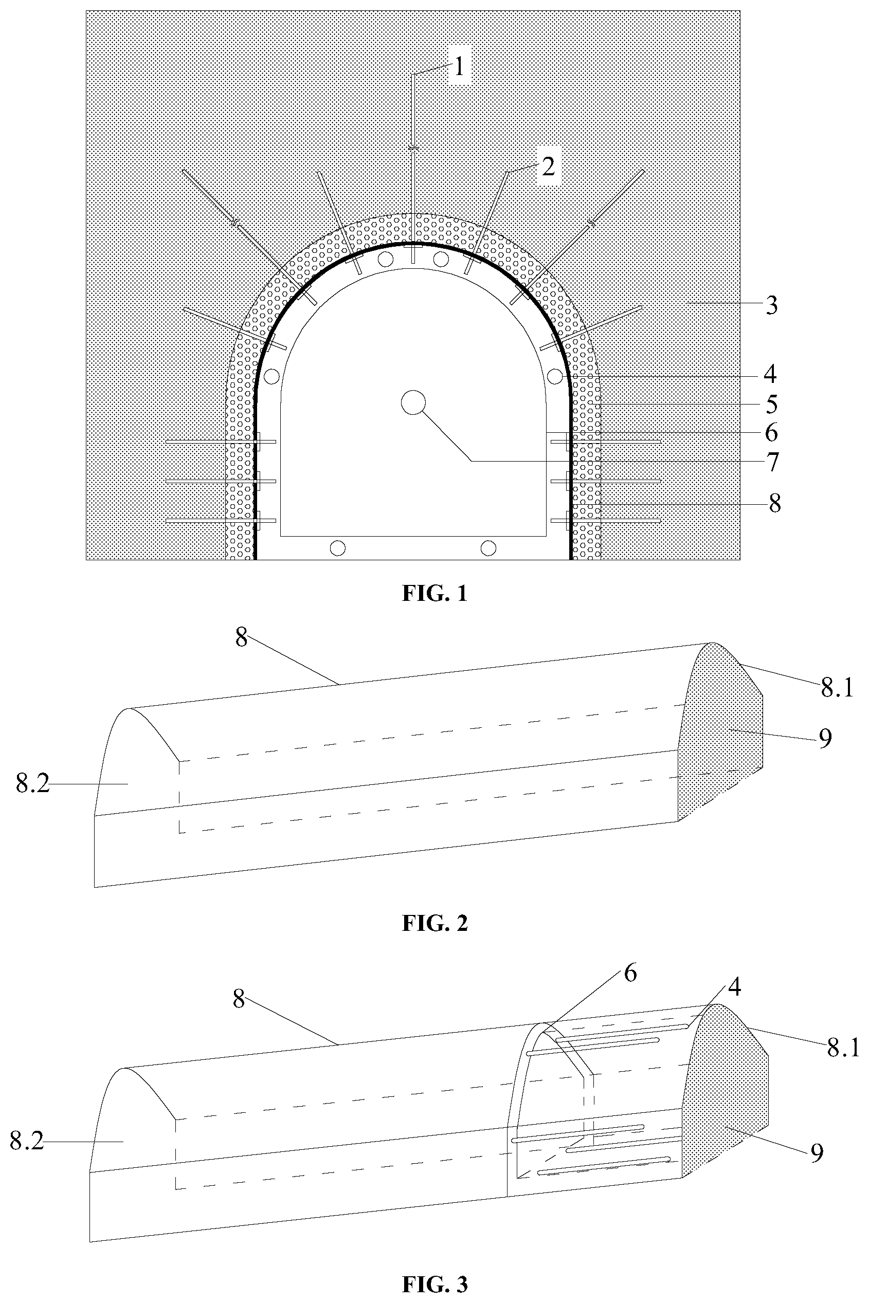 Patent US12359568 — Method for backfilling and reconstructing carbon storage space in abandoned main roadway and storing CO 2 — Figure 1