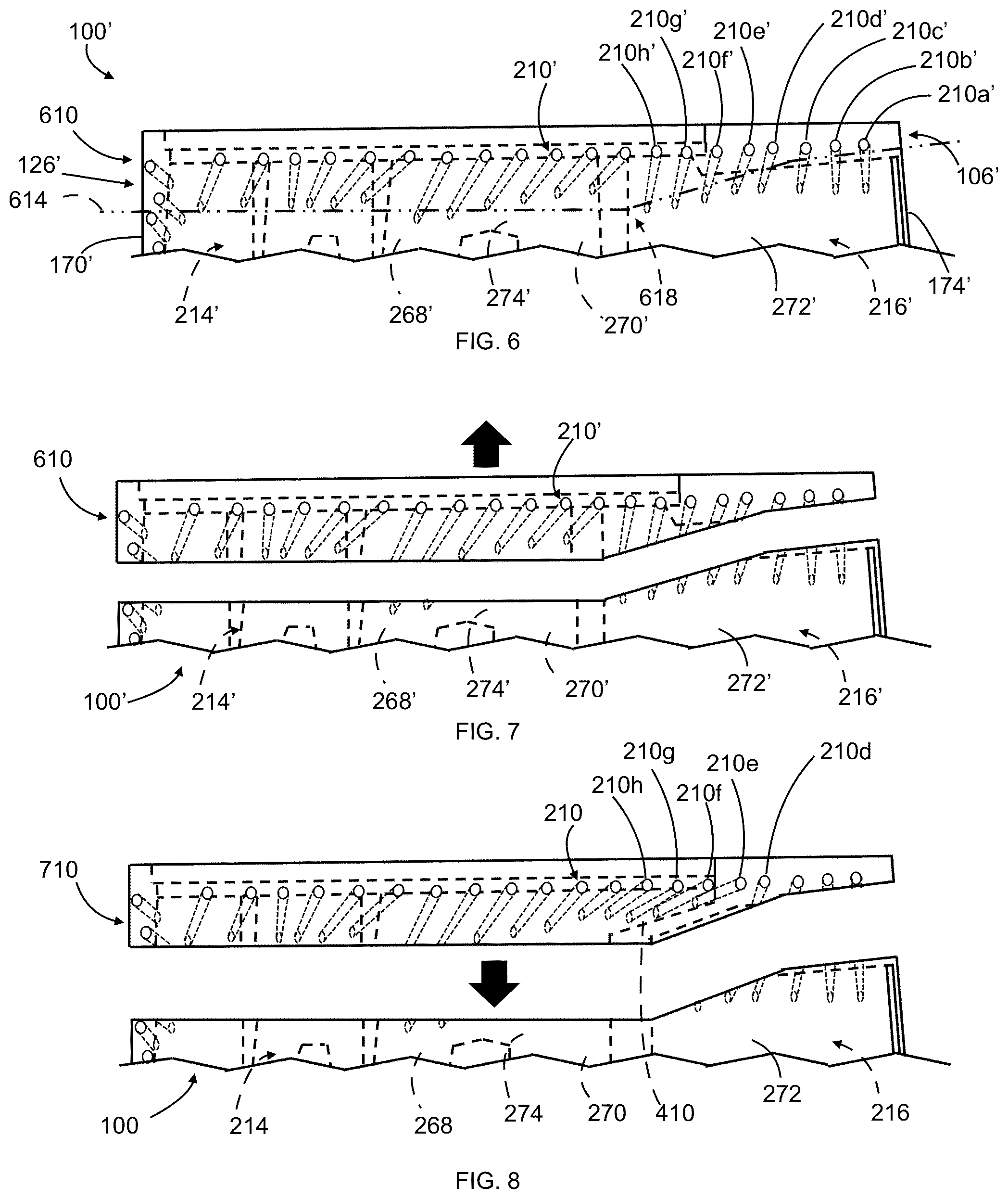 Patent US12359569 Figure 5 – Turbine blade tip cooling hole supply plenum