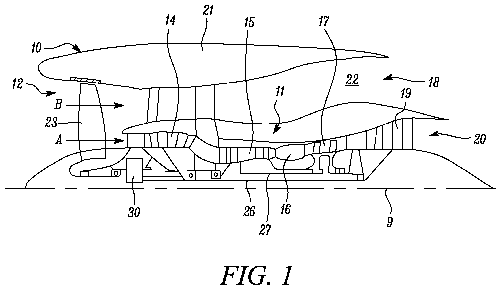 Patent US12359571 Figure 1 – Method for manufacturing a composite bladed disk or rotor