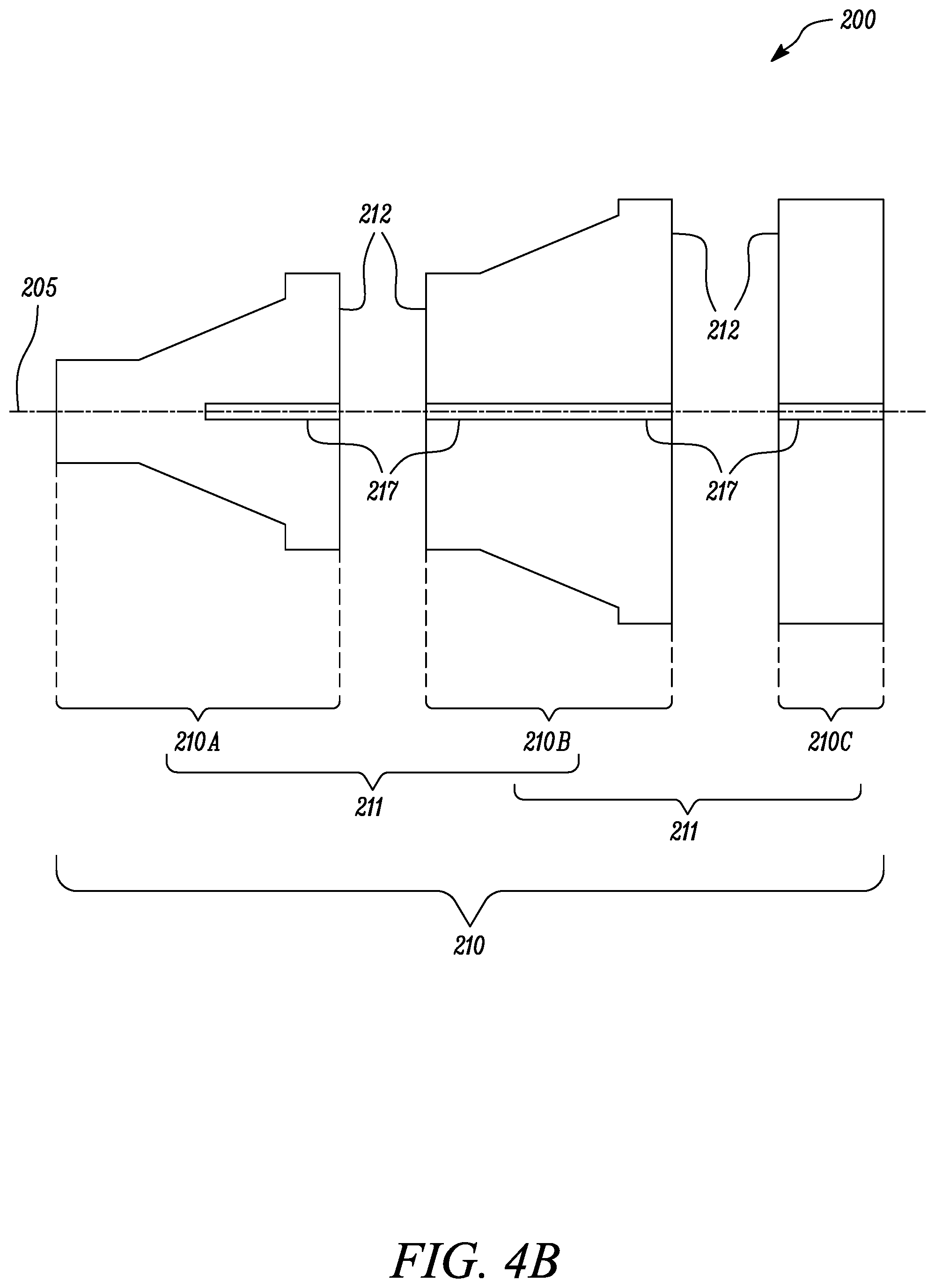 Patent US12359571 Figure 5 – Method for manufacturing a composite bladed disk or rotor