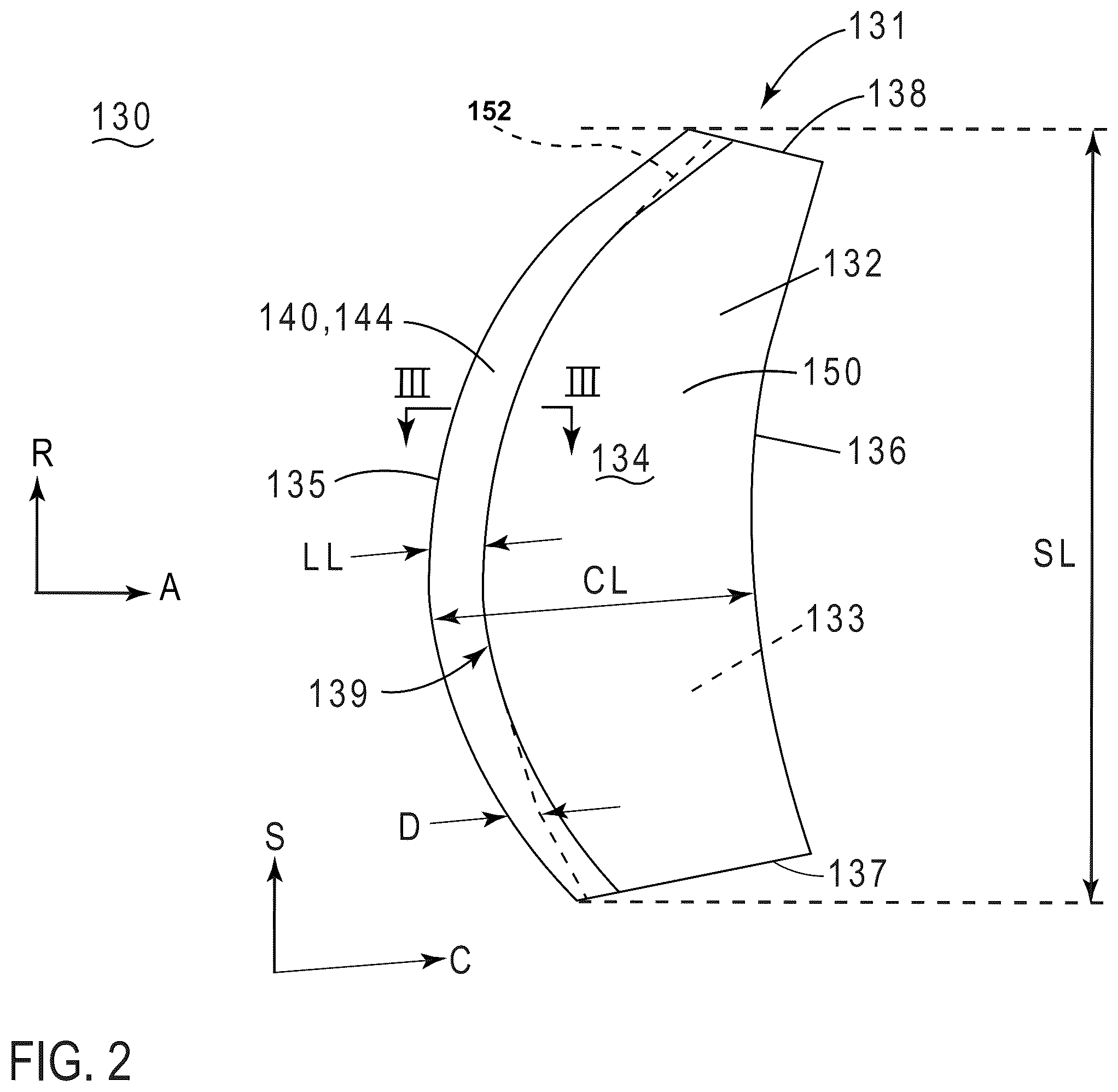 Patent US12359572 Figure 2 – Turbine engine with composite airfoils