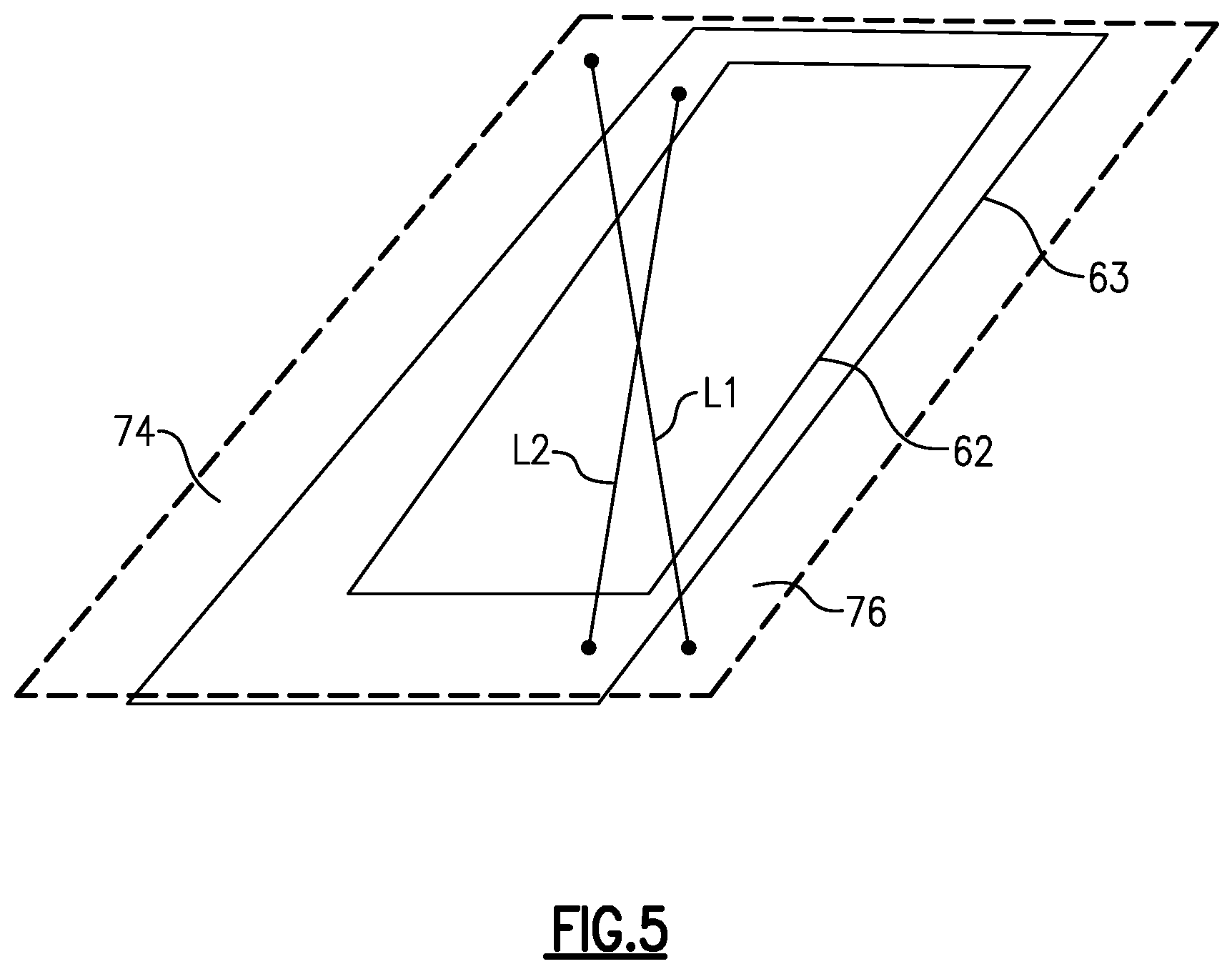 Patent US12359574 Figure 3 – Vane arc segment with single-sided platform