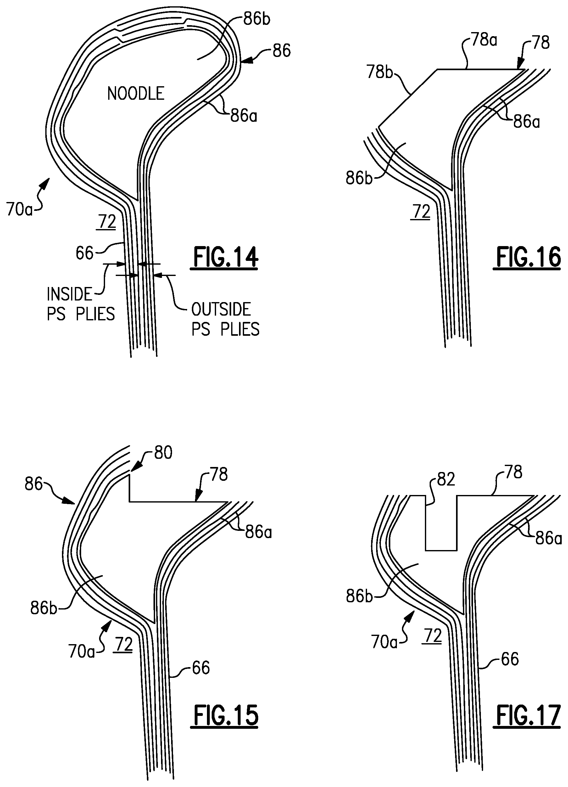 Patent US12359574 Figure 8 – Vane arc segment with single-sided platform