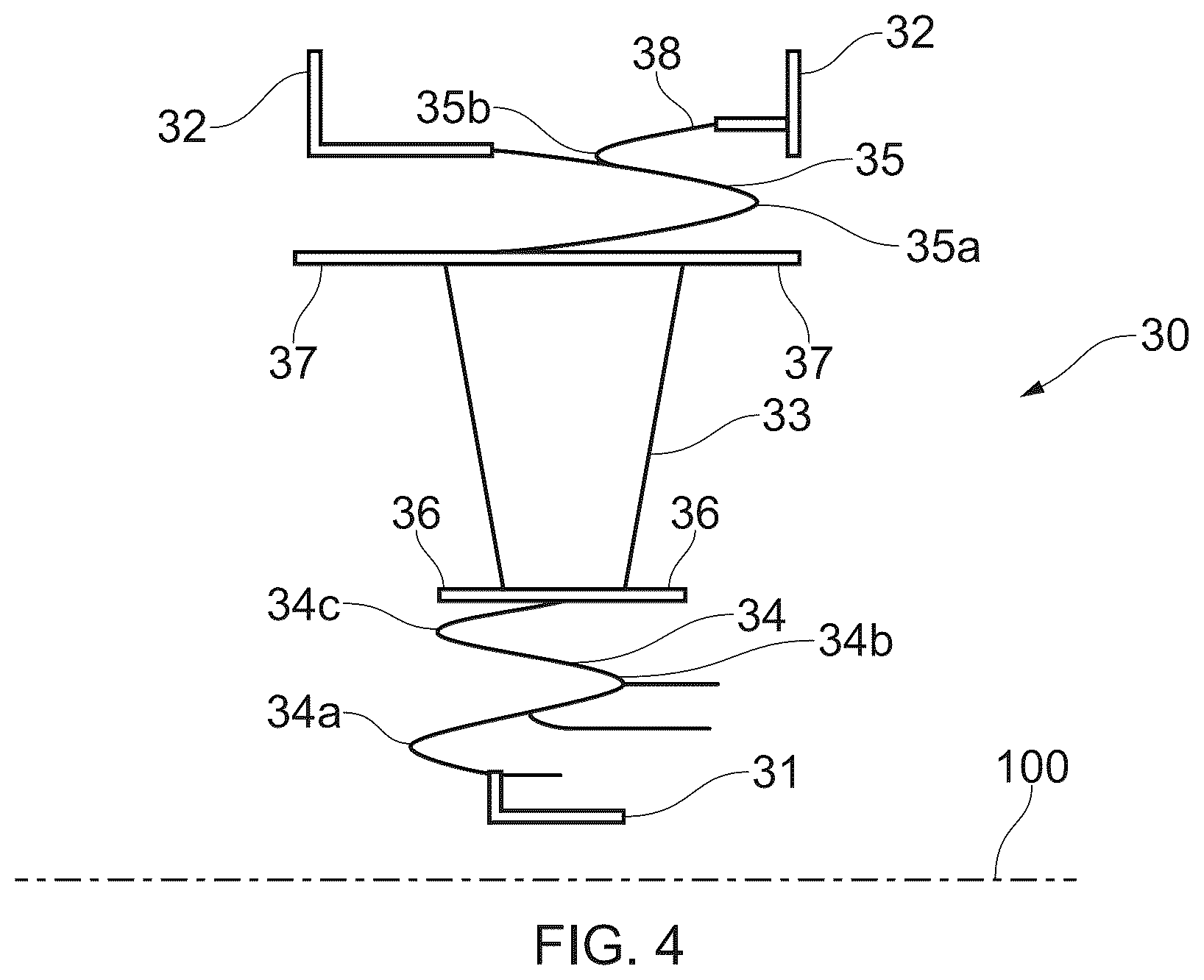 Patent US12359578 Figure 4 – Single-piece annular vane array for a gas turbine engine