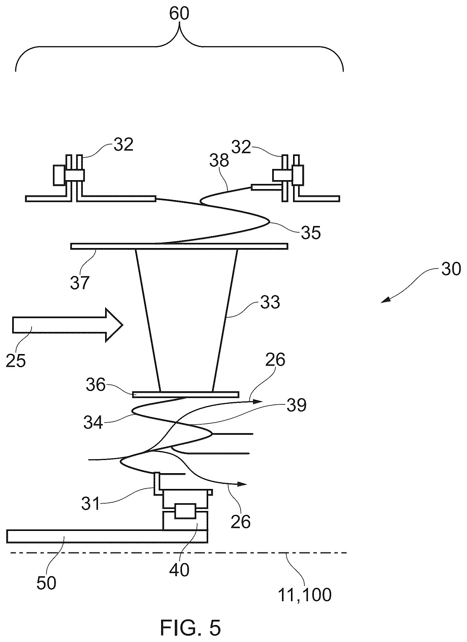Patent US12359578 Figure 5 – Single-piece annular vane array for a gas turbine engine