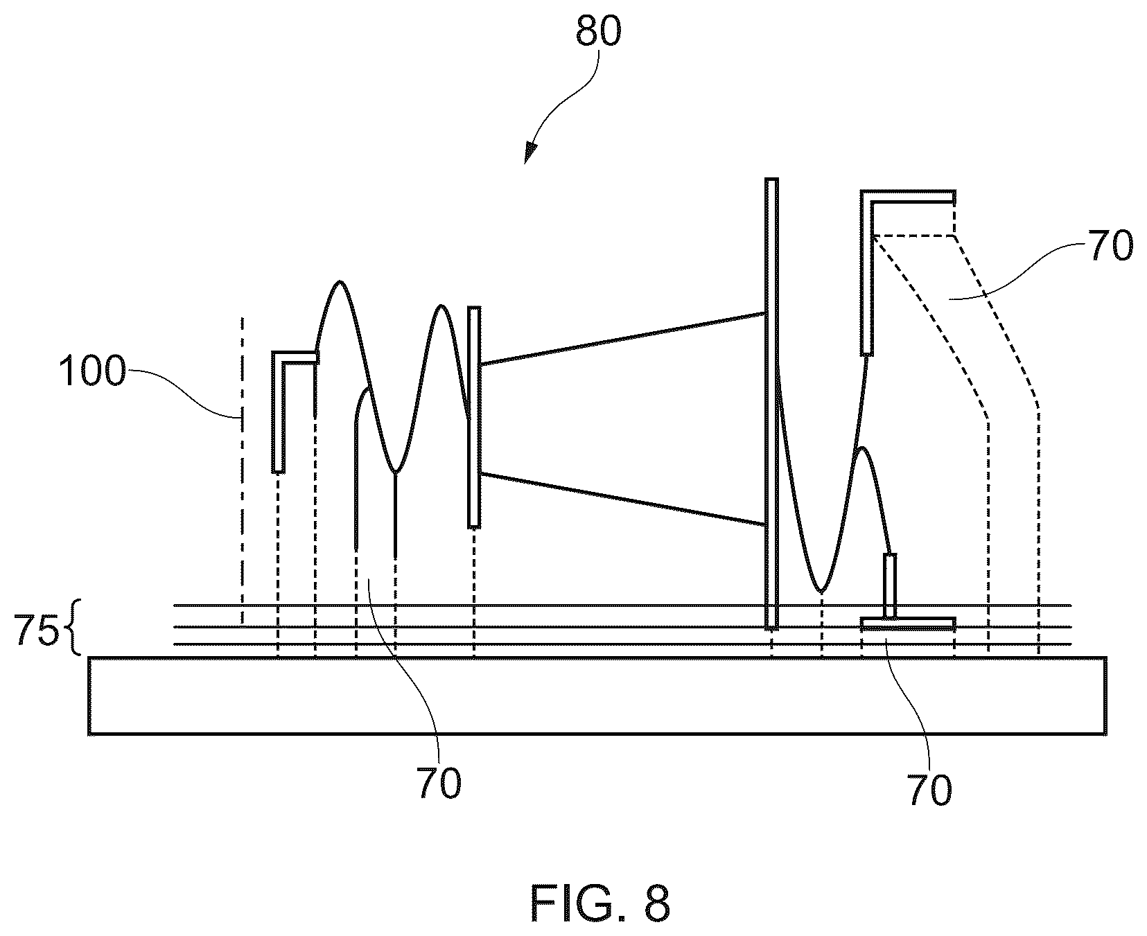 Patent US12359578 Figure 8 – Single-piece annular vane array for a gas turbine engine