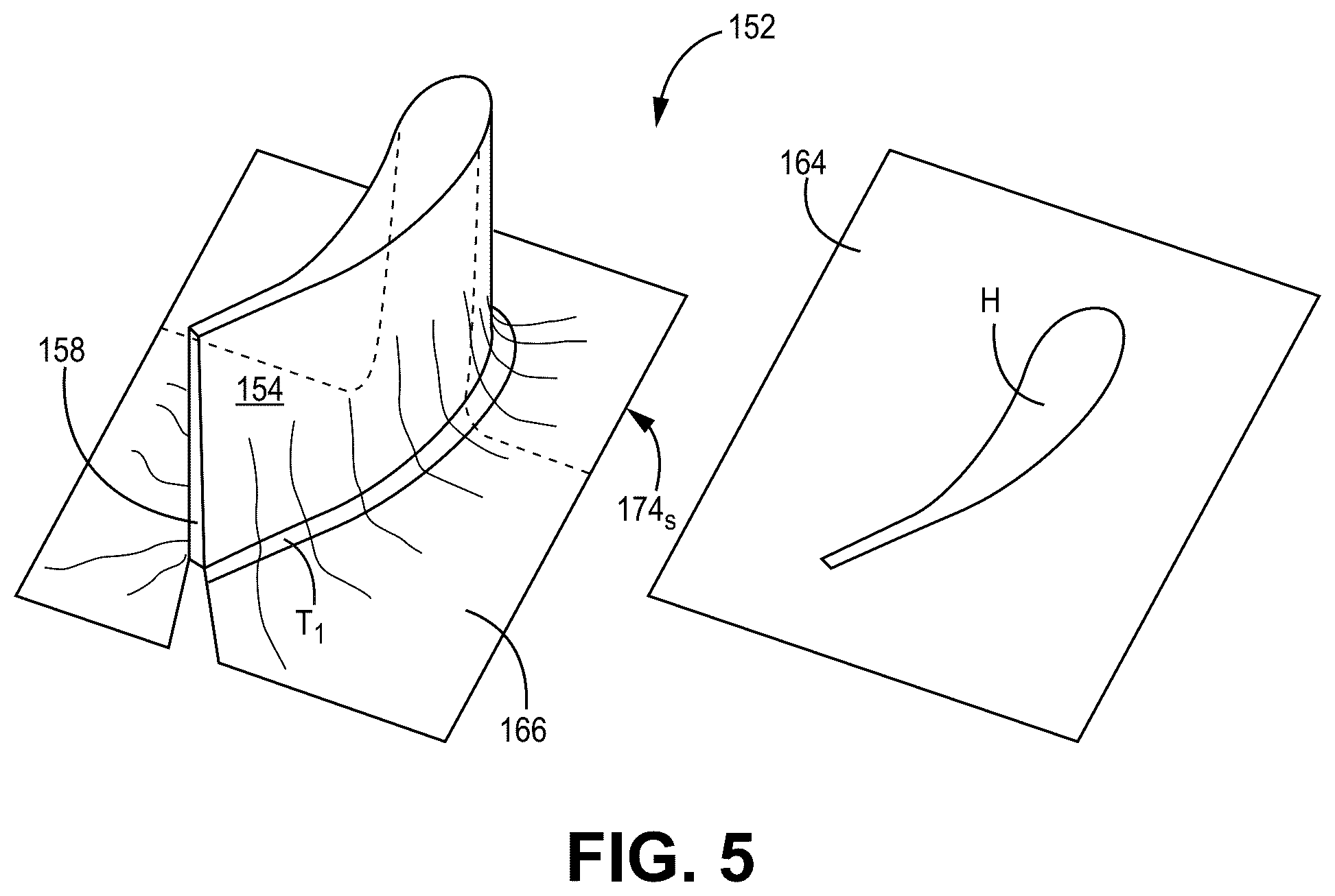 Patent US12359579 Figure 5 – Contour weaves for interwoven vanes