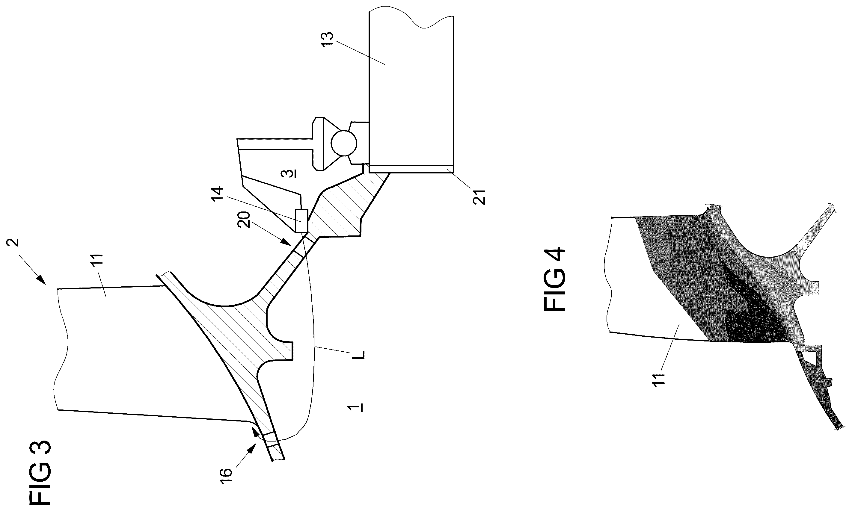 Patent US12359583 Figure 5 – Aircraft engine and method for tempering a fan blade and/or an intake cone