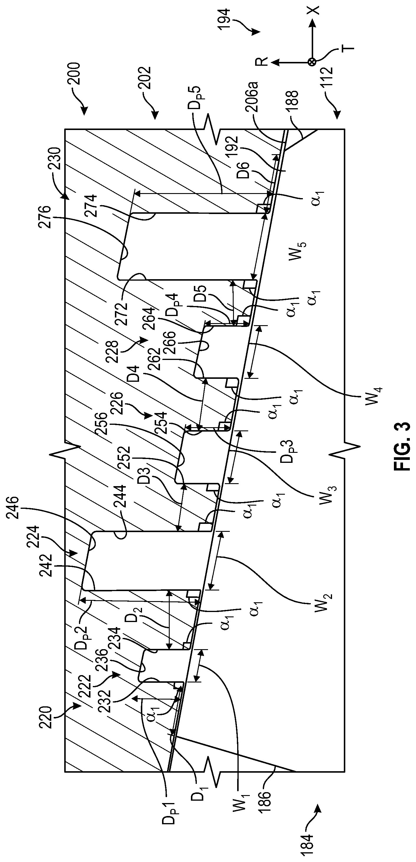Patent US12359584 Figure 3 – Acoustic engine casing for gas turbine engine