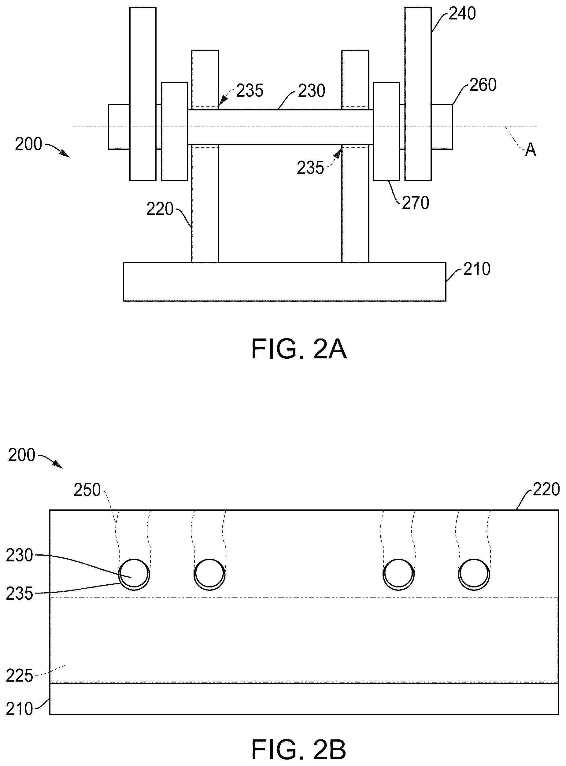 Patent US12359585 Figure 2 – Dual pin support for blade outer air seal and method