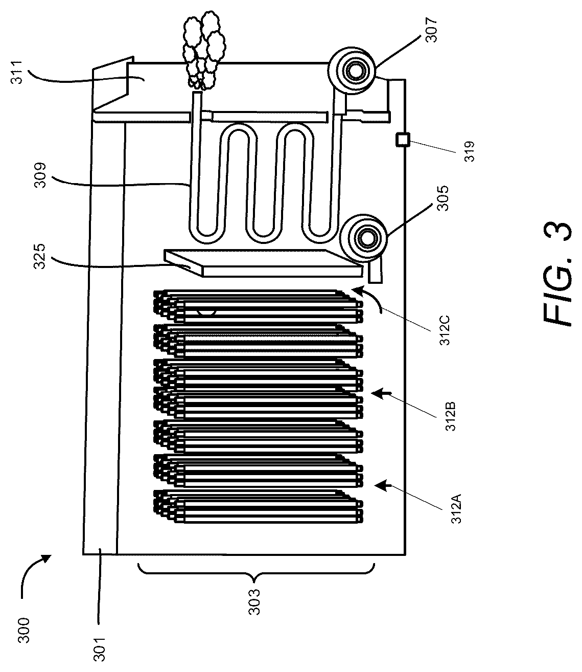 Patent US12359591 Figure 3 – Thermal energy storage systems for repowering existing power plants for improving efficiency and safety