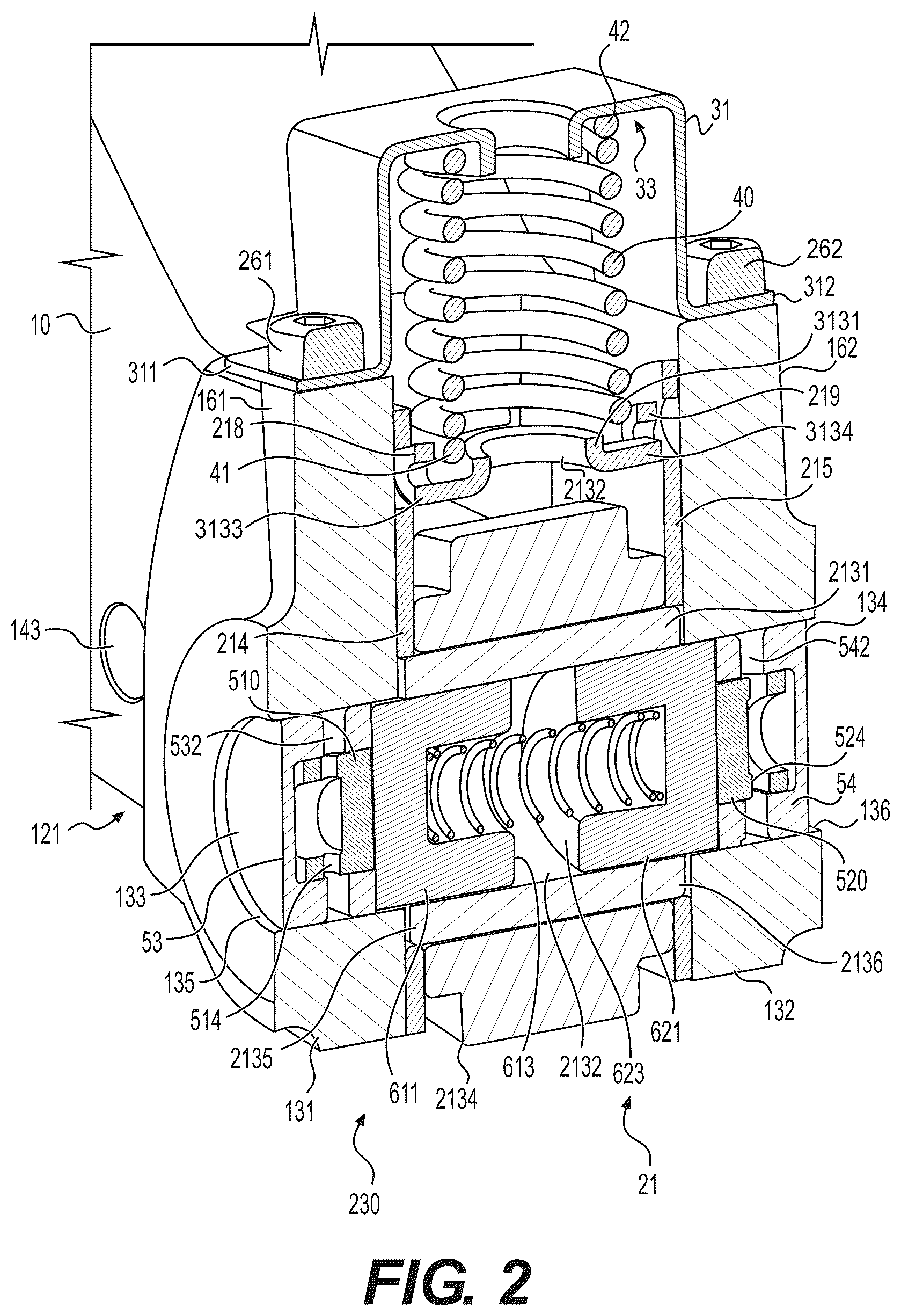 Patent US12359592 Figure 2 – Switchable rocker arm