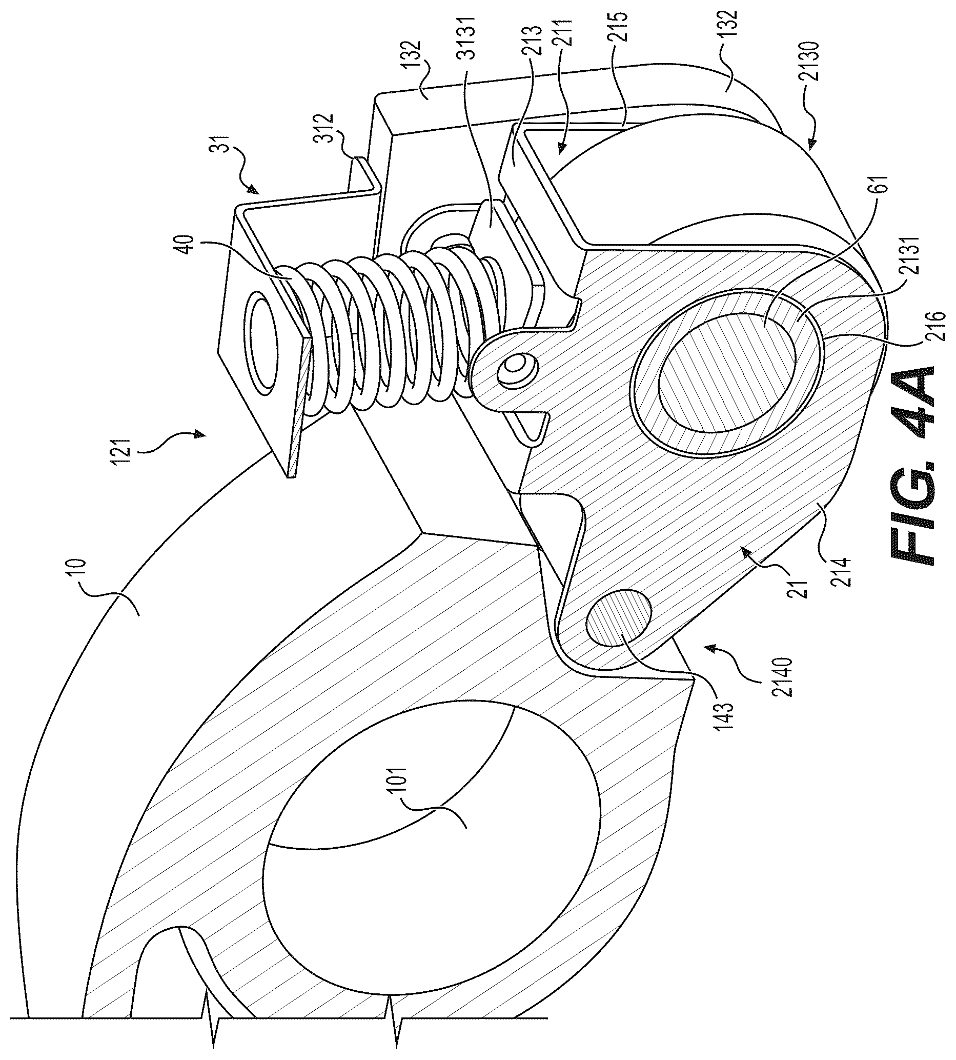 Patent US12359592 Figure 4 – Switchable rocker arm