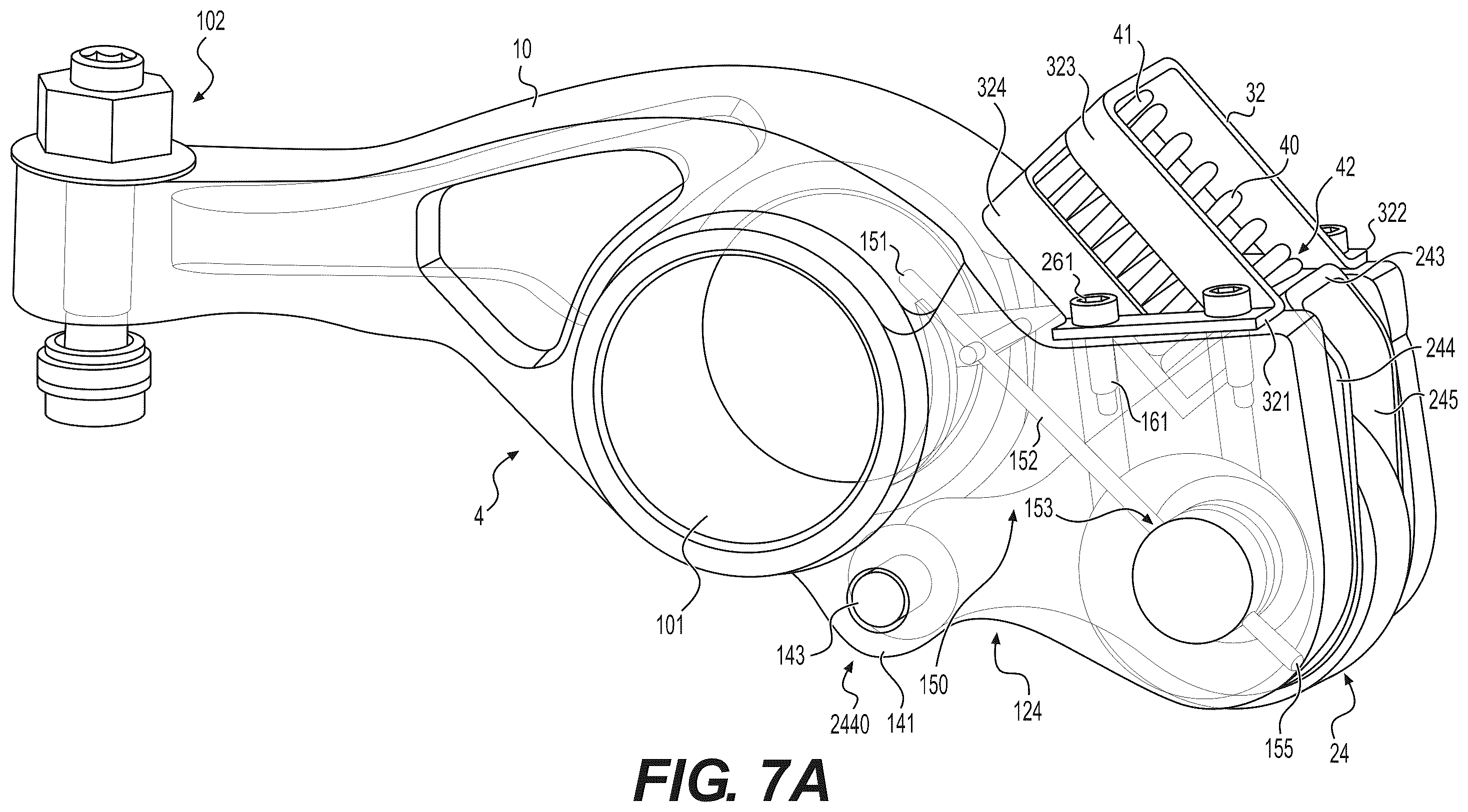 Patent US12359592 Figure 13 – Switchable rocker arm