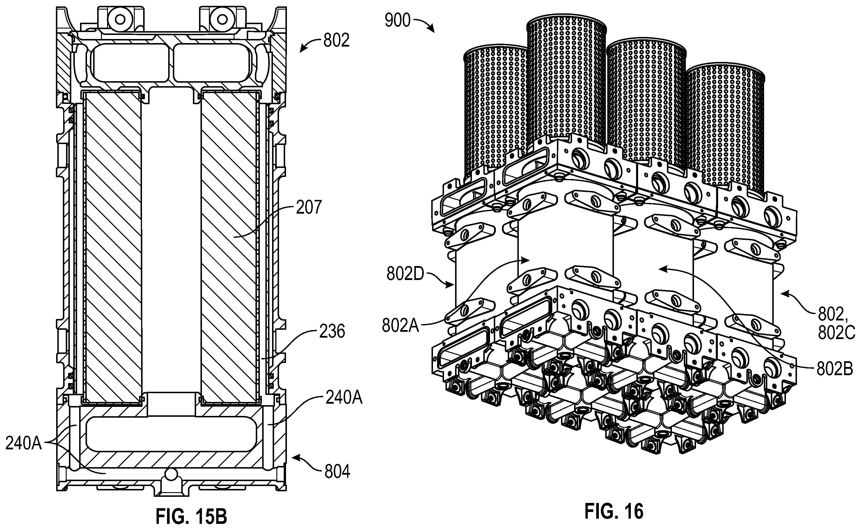 Patent US12359593 Figure 18 – Modular assemblies for crankcase oil separators
