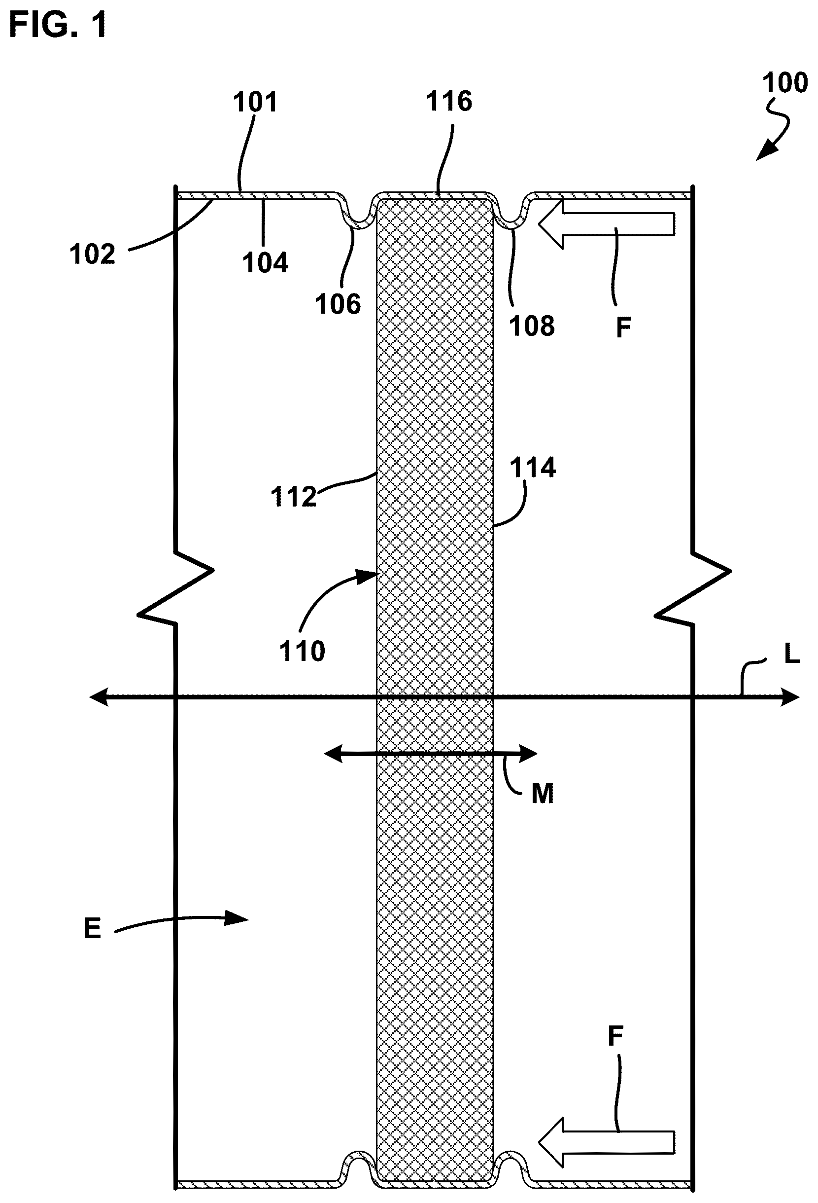 Patent US12359596 Figure 1 – Retention apparatus for wire mesh arrangement