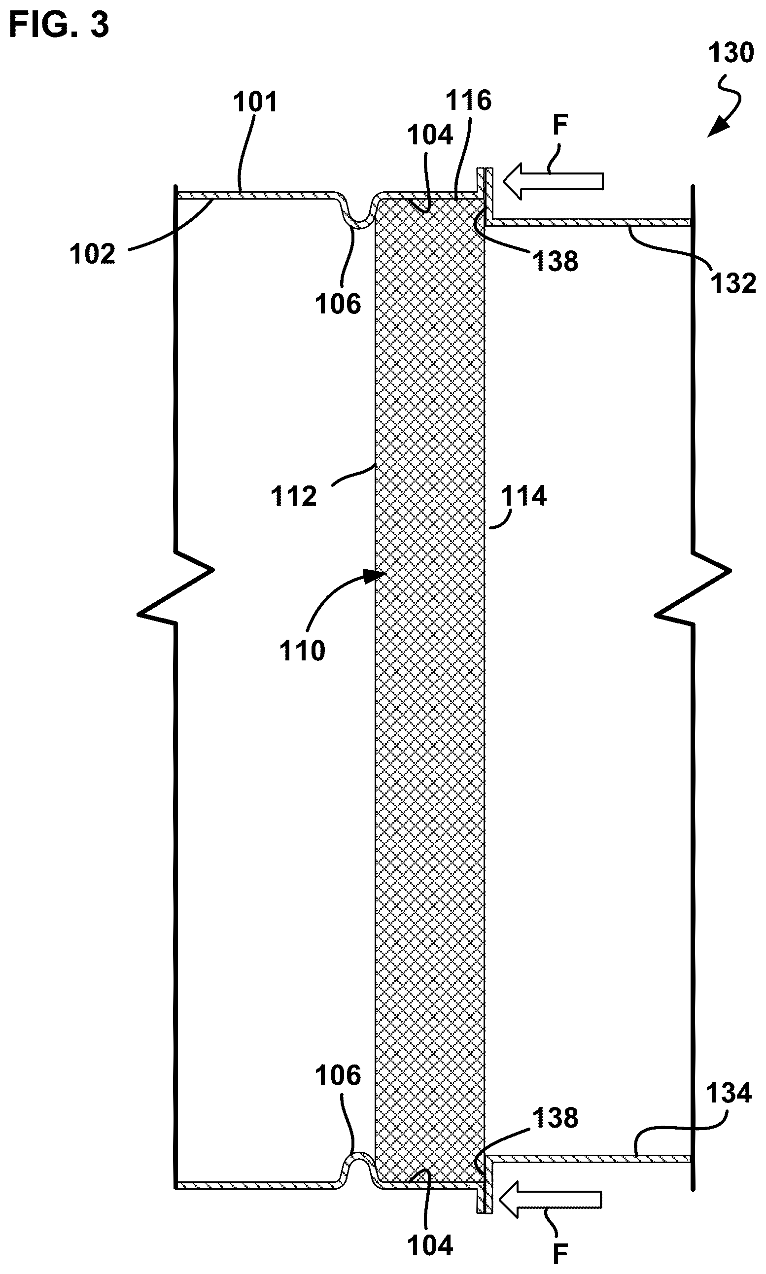 Patent US12359596 Figure 3 – Retention apparatus for wire mesh arrangement