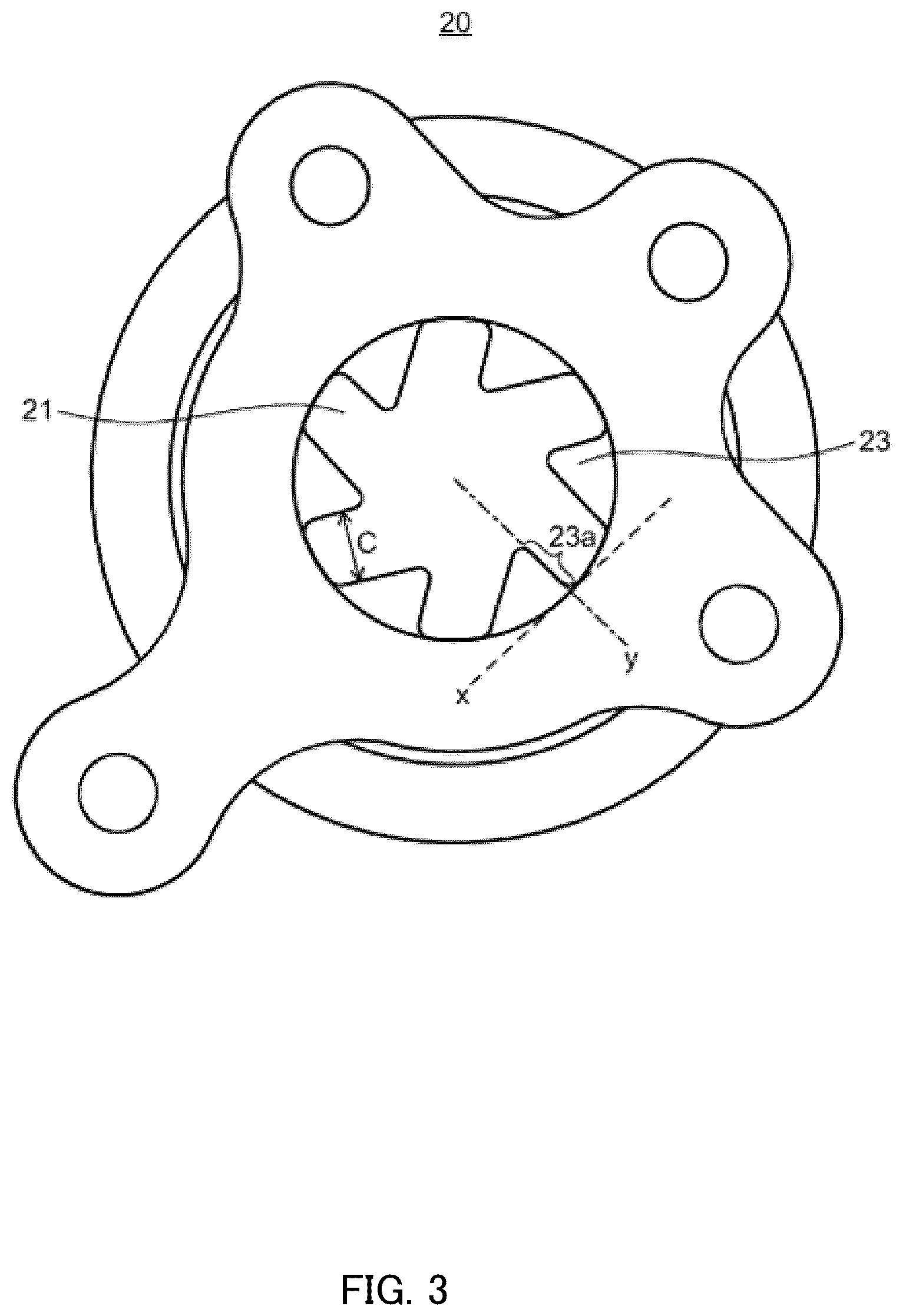 Patent US12359597 Figure 3 – Exhaust structure and injector attachment member