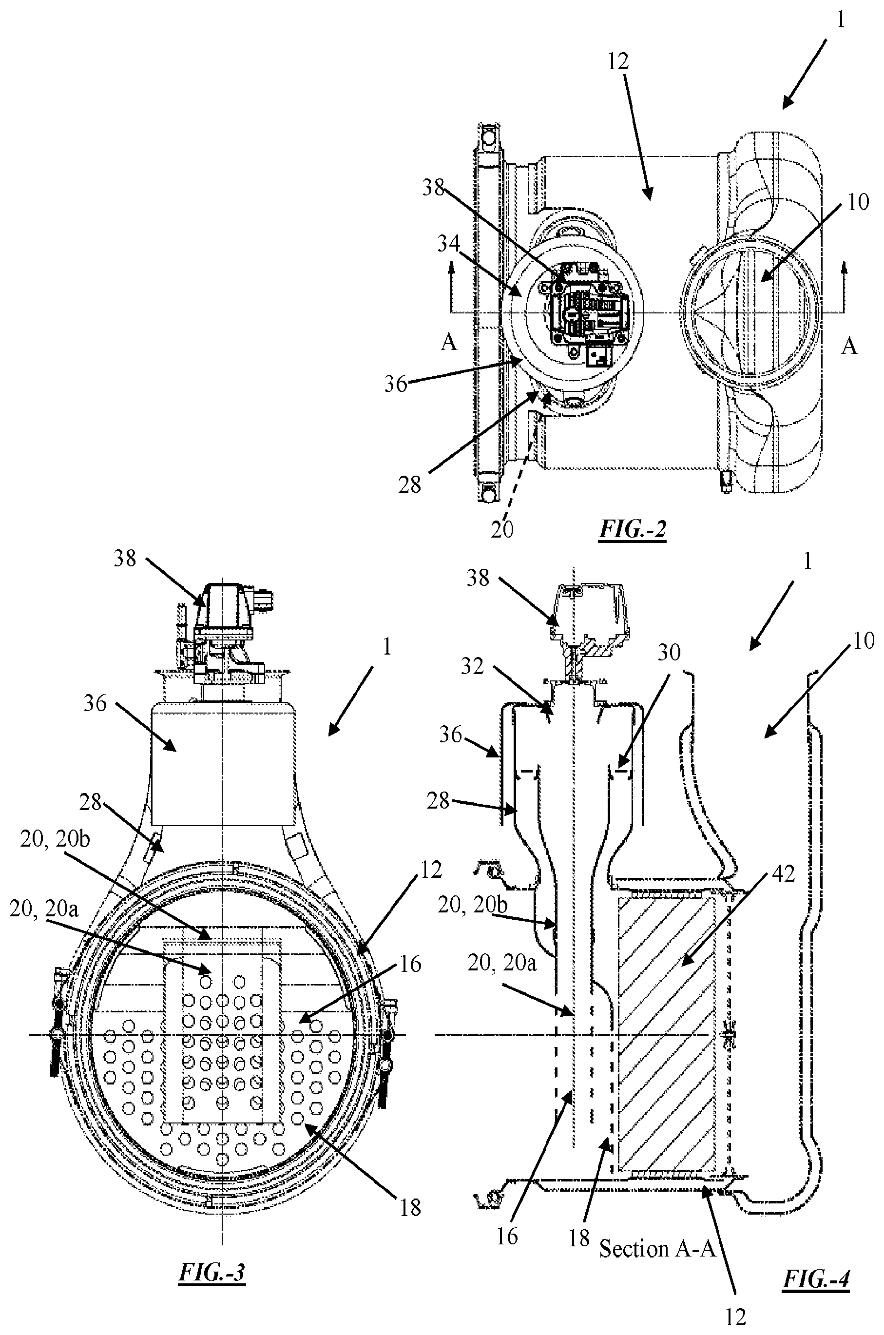 Patent US12359600 Figure 2 – Exhaust aftertreatment apparatus