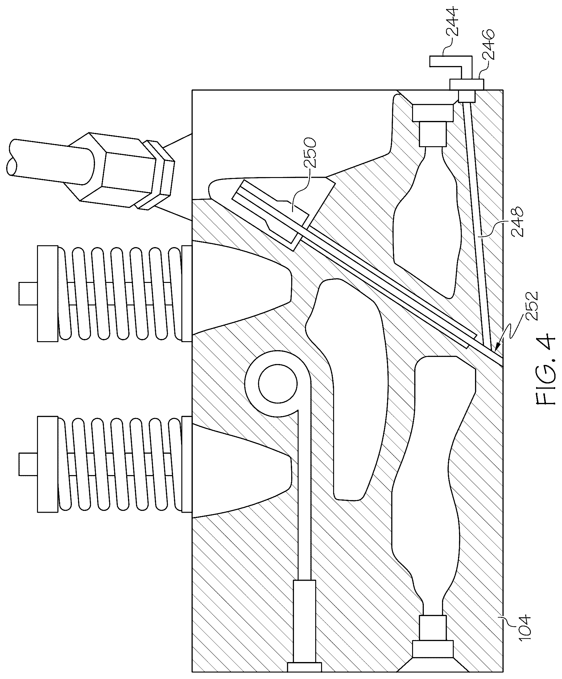 Patent US12359605 Figure 4 – Systems and methods for in-cylinder engine pressure sensor cooling