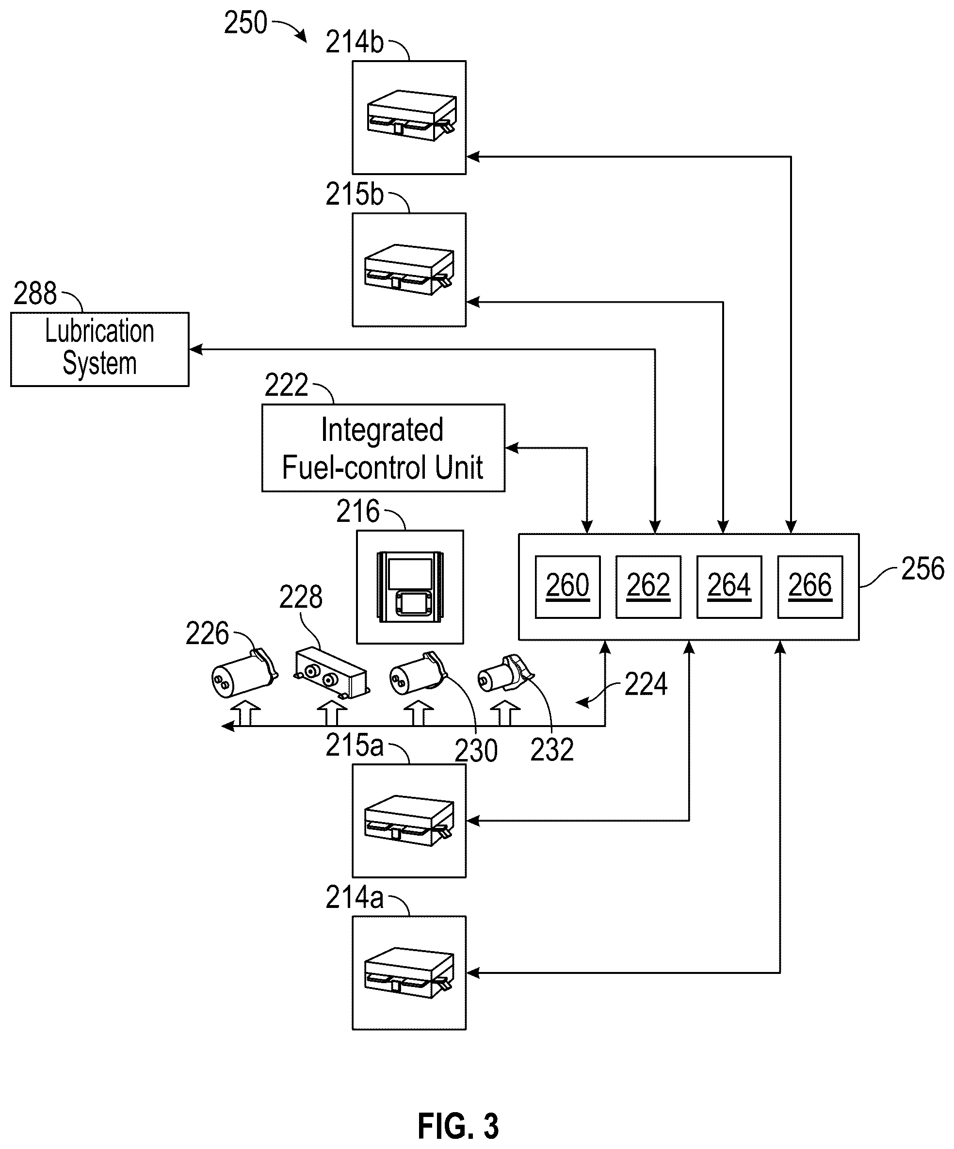 Patent US12359616 Figure 3 – Oil circulation system for hybrid electric engine